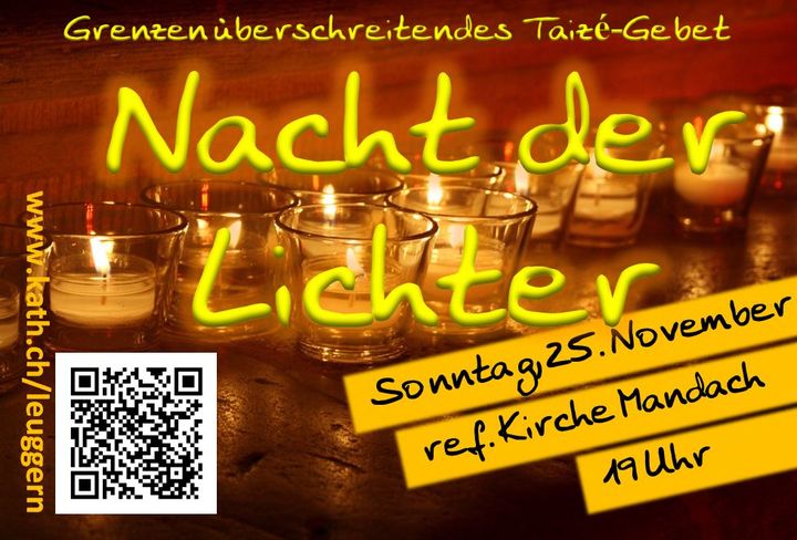Flyer "Nacht der Lichter" 2018