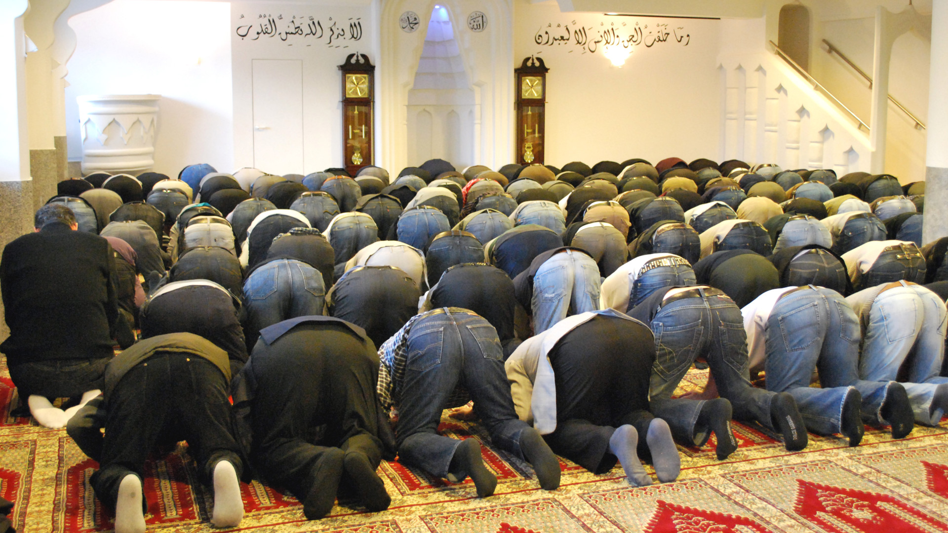 Muslime beim Freitagsgebet in einer Moschee in Kreuzlingen TG