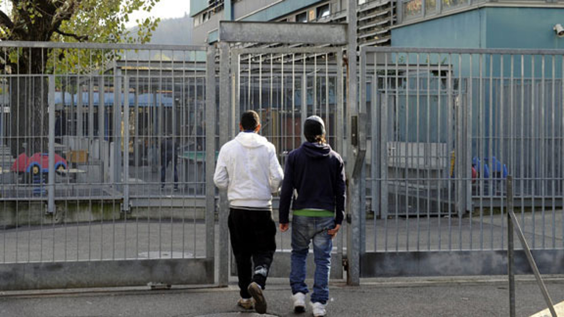 Flüchtlingsempfangszentrum in Chiasso TI