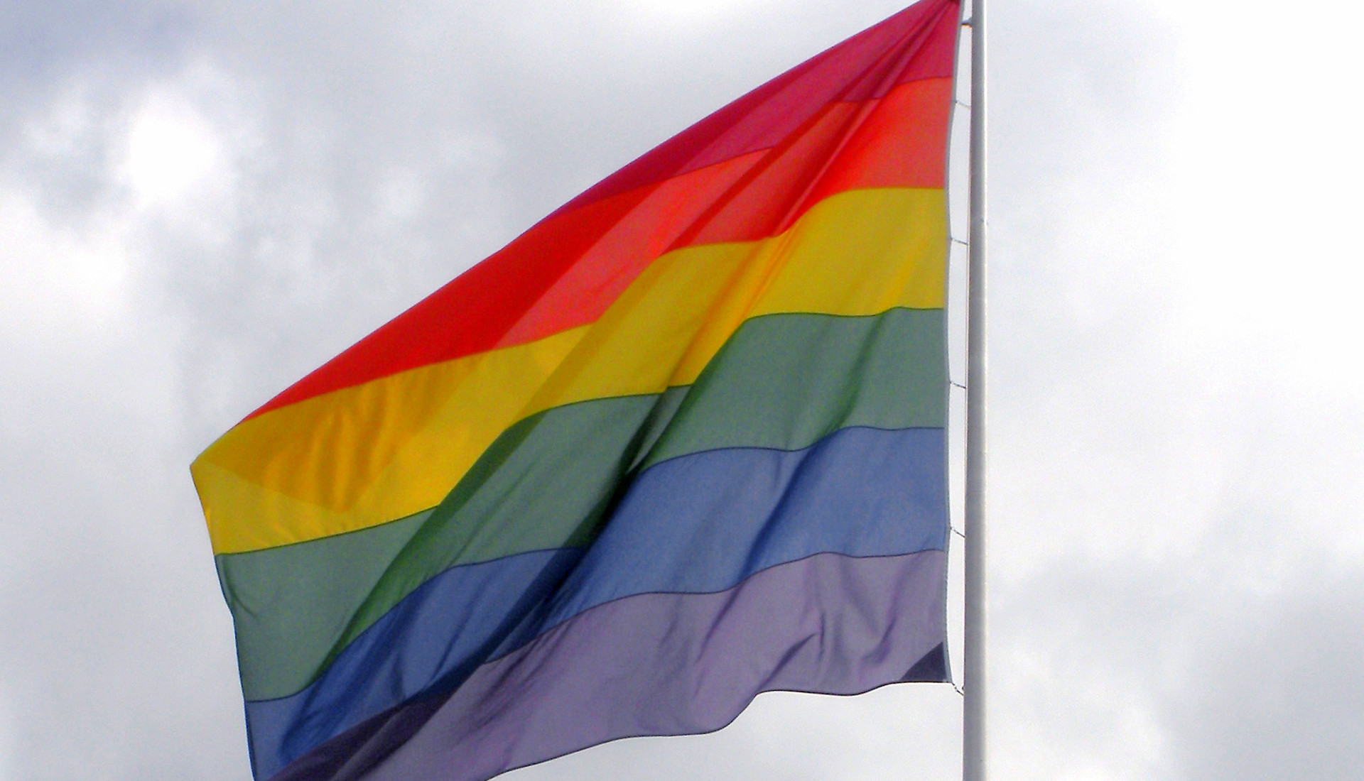 Die Regenbogenfahne - Symbol der Homosexuellen