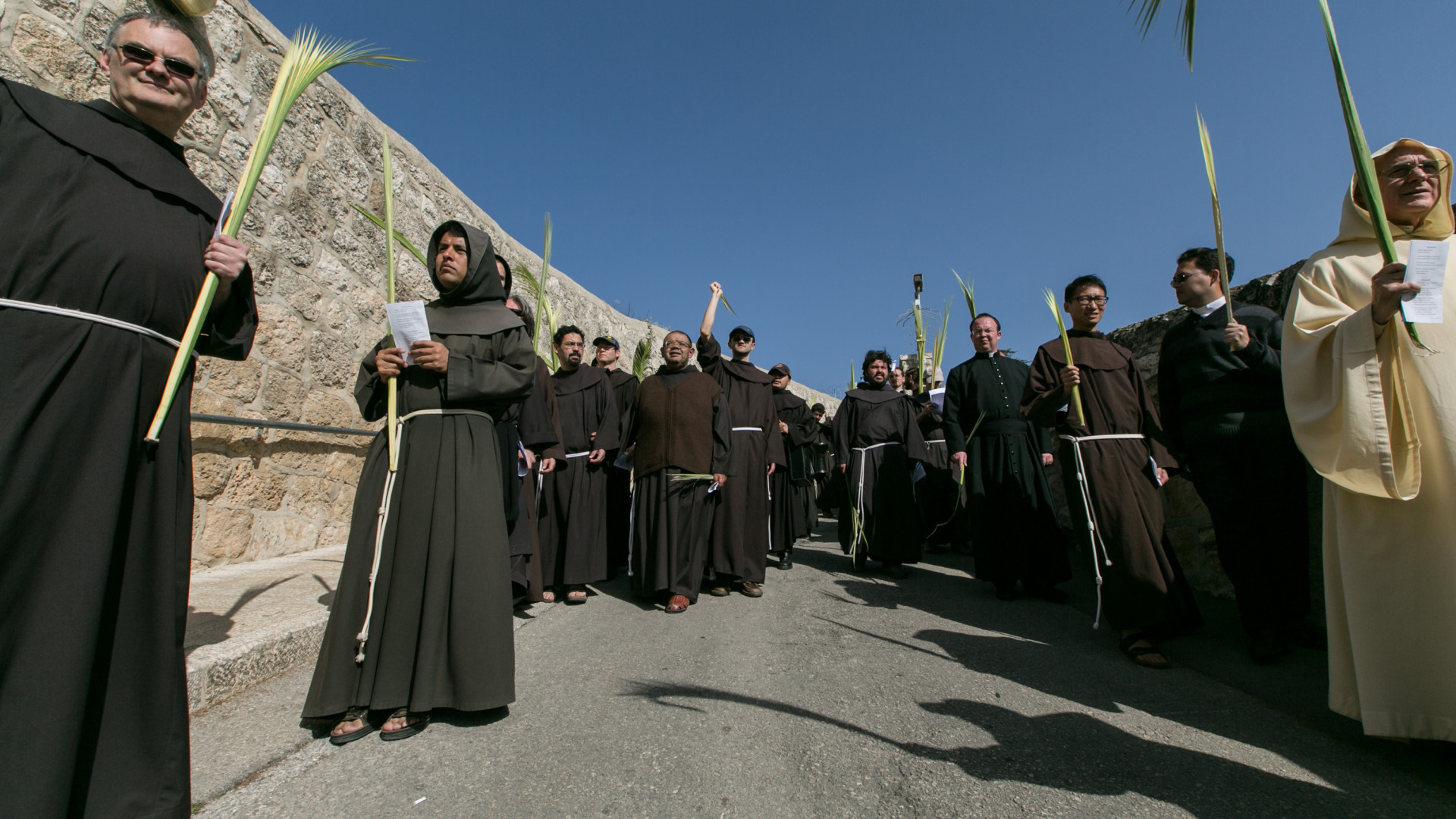 Palmprozession in Jerusalem
