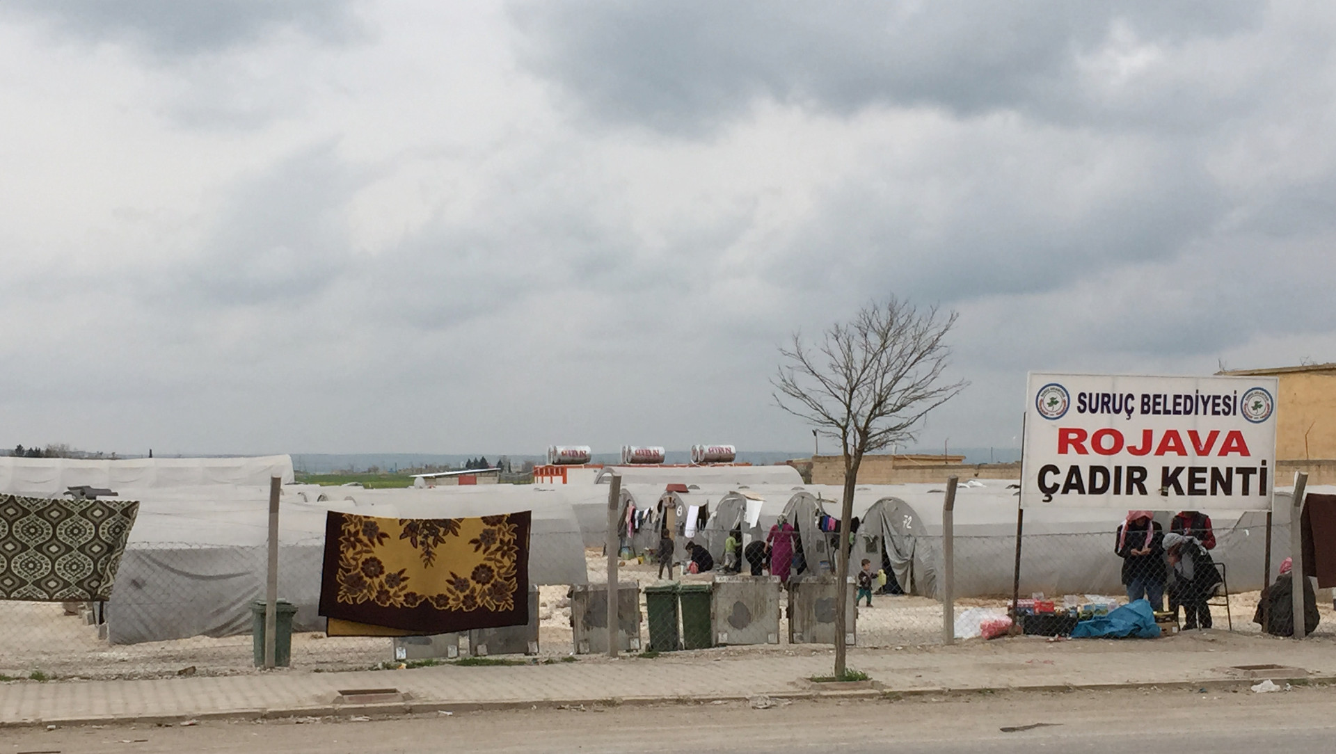 Kurdisches Flüchtlingslager in der Türkei