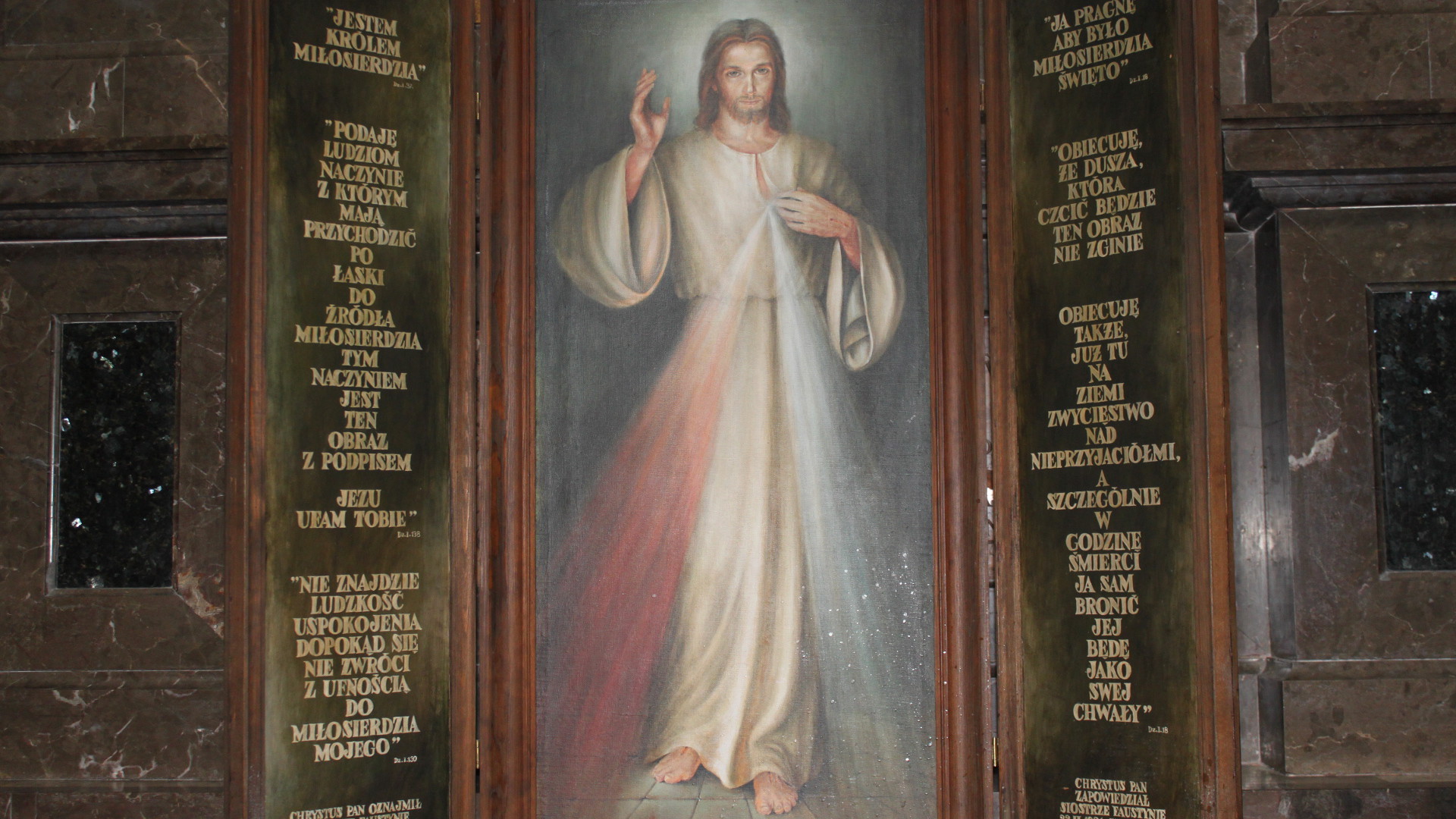 Der barmherzige Christus, wie er der Schwester Faustine Kowalska erschien