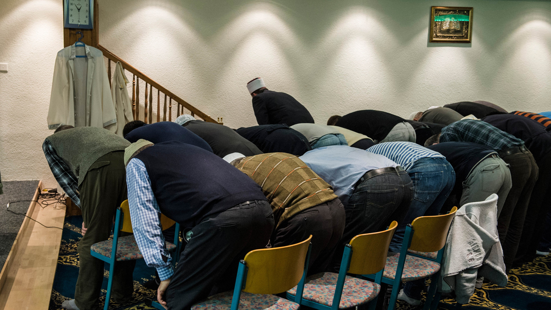 Muslime in einer St. Galler Moschee