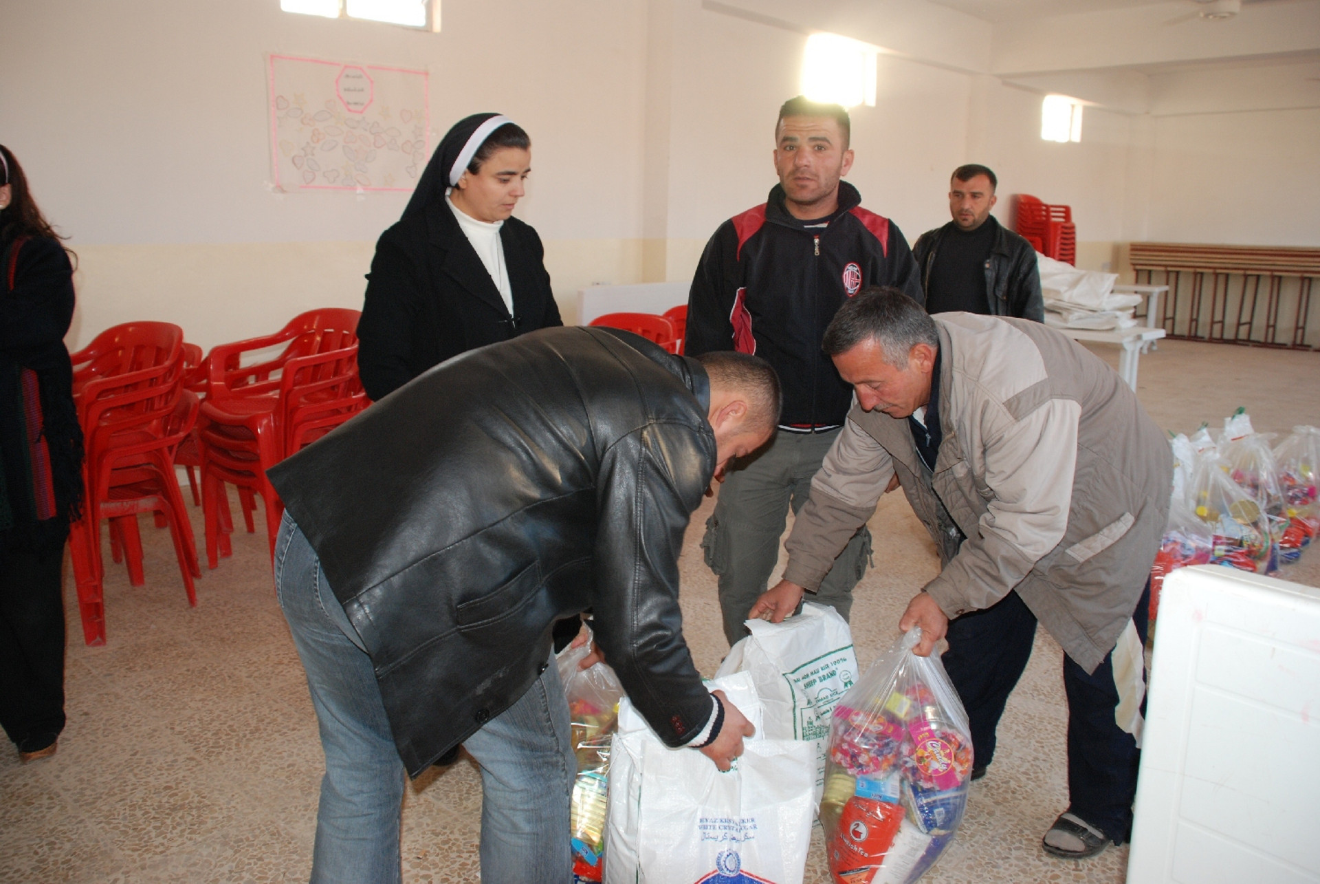 Hilfslieferungen für Flüchtlinge im Irak