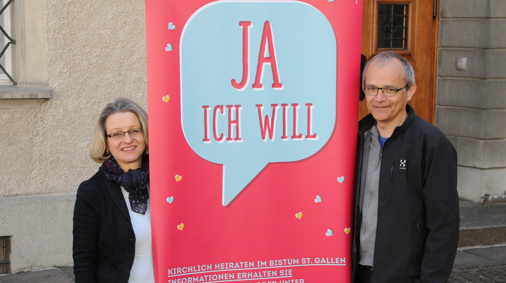 Madeleine Winterhalter und Matthias Koller Filliger vom Projekt «Ja, ich will».