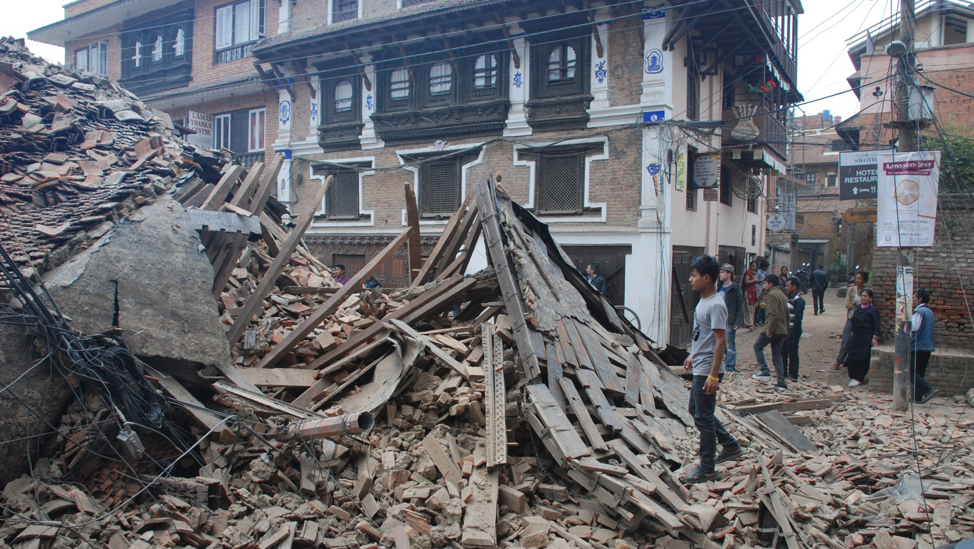 Das schwere Erdbeben in Nepal vom 25. April 2015 hat grosse Schäden angerichtet.