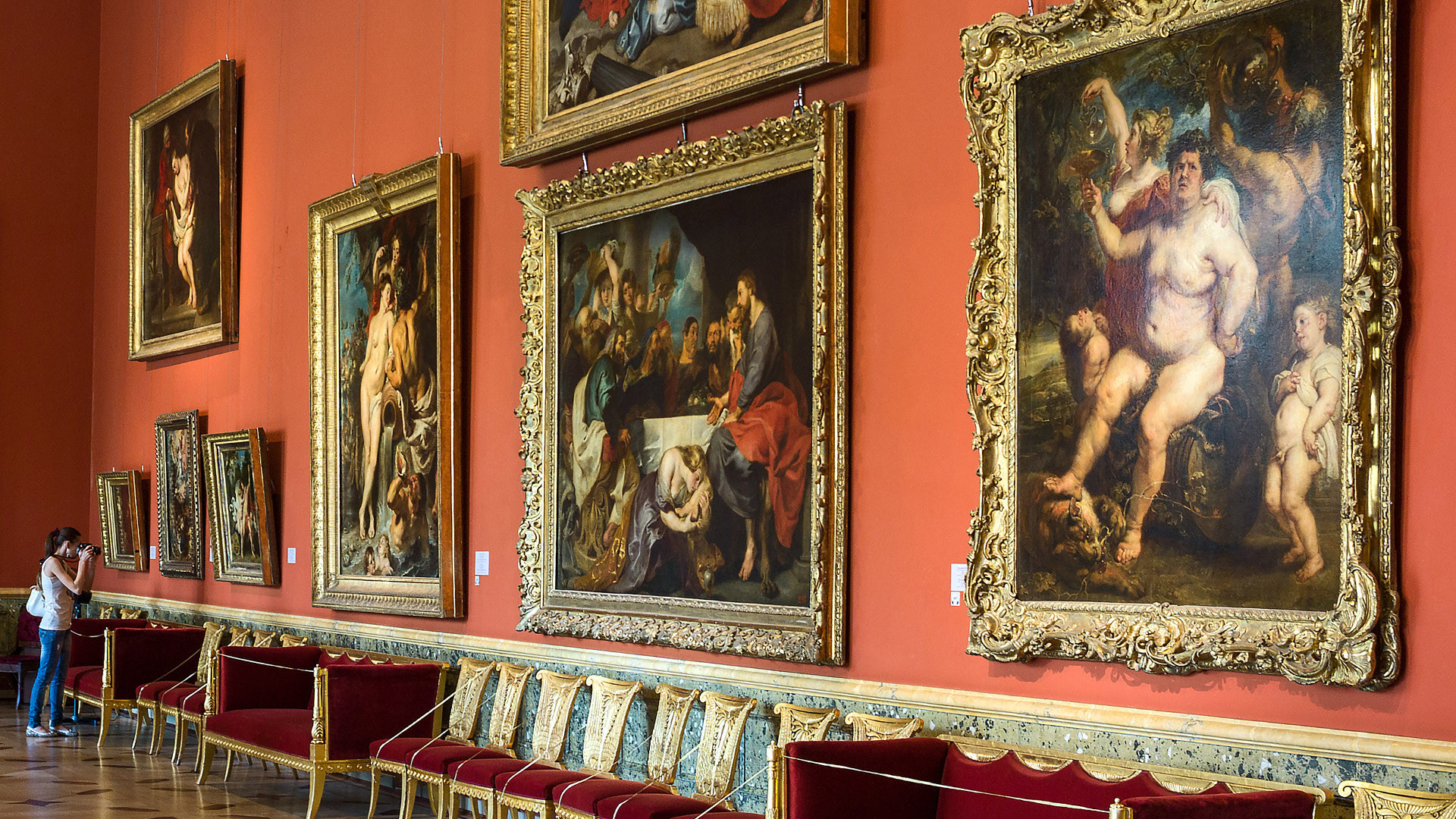 Ausstellung von Bildern des Künstlers Peter Paul Rubens in St. Petersburg.
