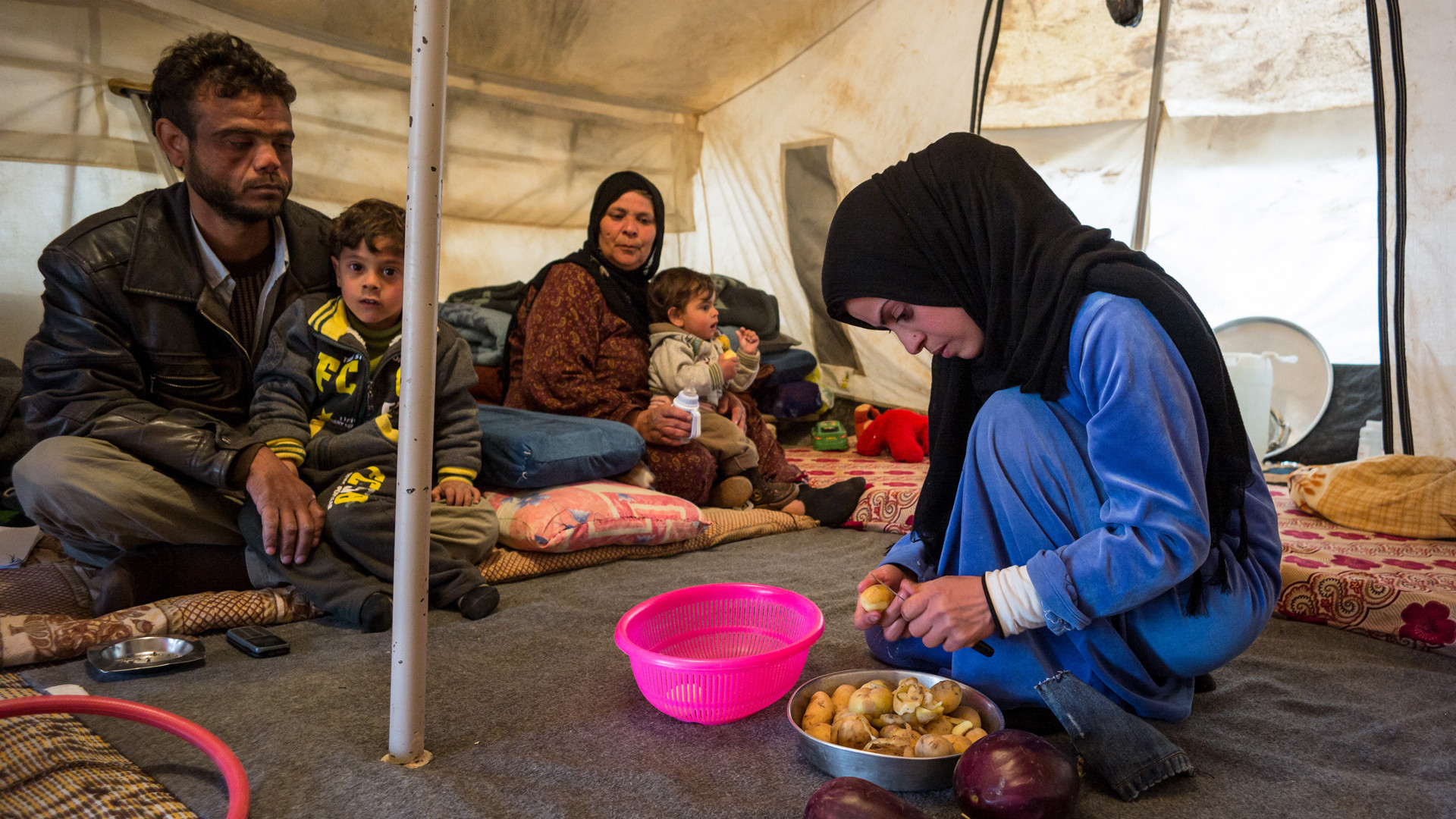 Armut: Syrische Familie in Jordanien