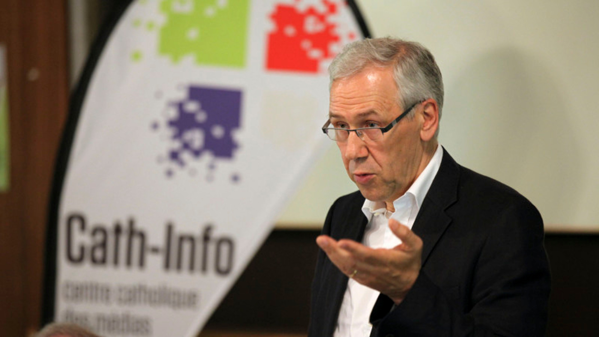 Bernard Litzler, Direktor von Cath-Info, an der Generalversammlung 2015 in Lausanne