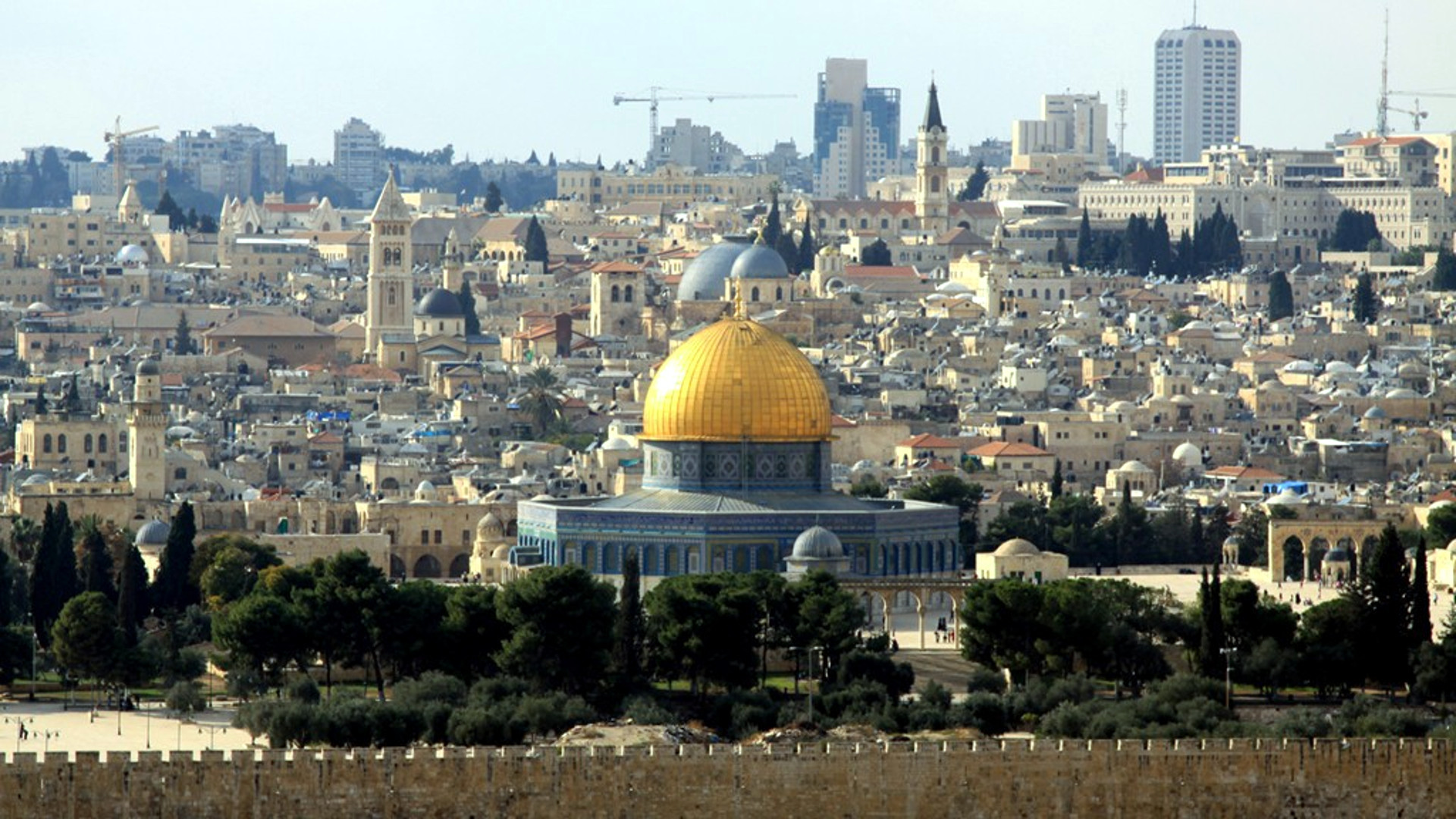Jerusalem: Blick vom Ölberg auf die Altstadt und den Tempelberg | Andrea Krogmann