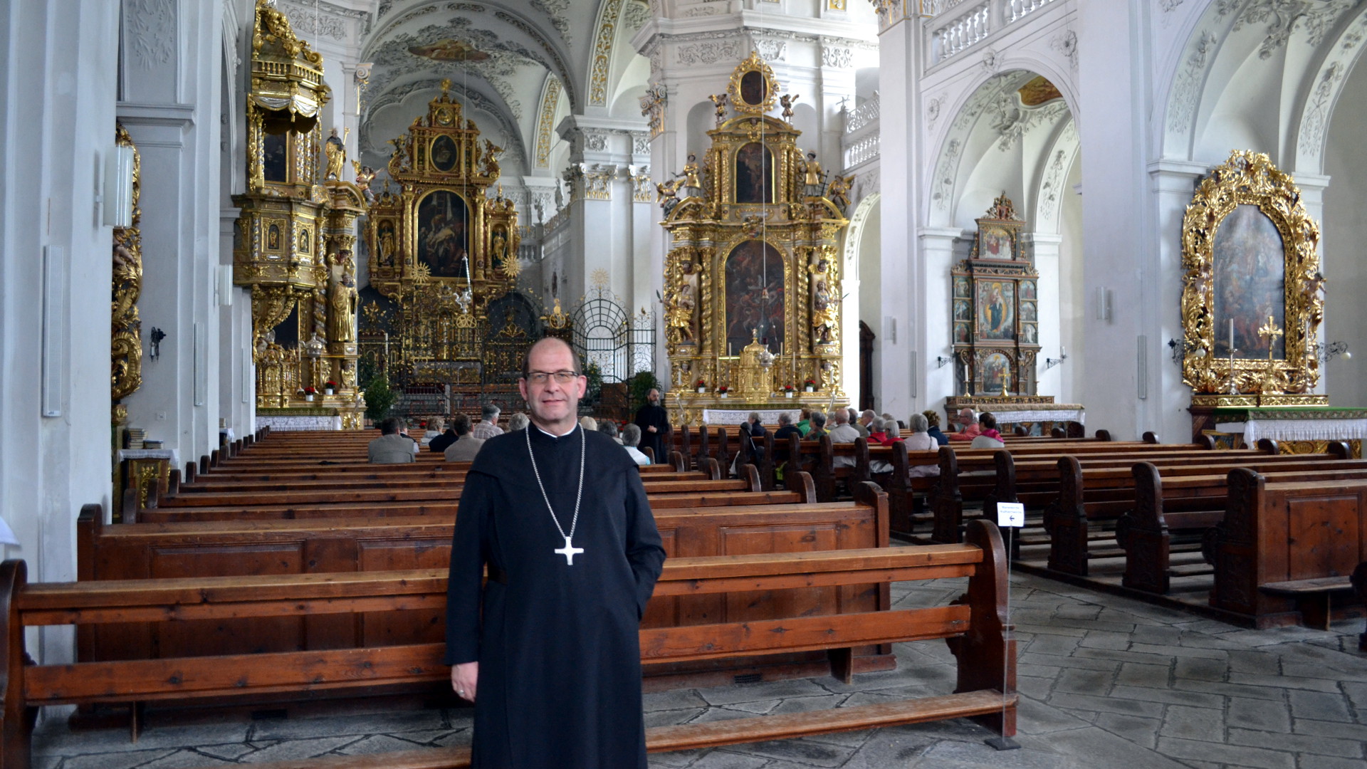 Verantwortlich für das Kloster Disentis: Abt Vigeli Monn.