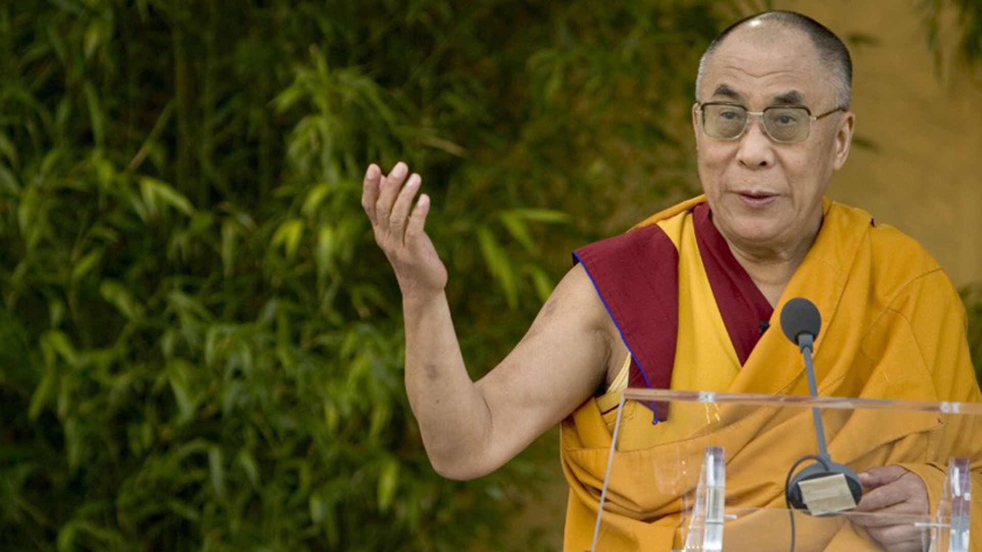 Der Dalai Lama bei einem Auftritt im Jahr 2005 in Zürich