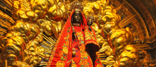 Die "Schwarze Madonna" von Einsiedeln | © Alwin Gasser / pixelio.de
