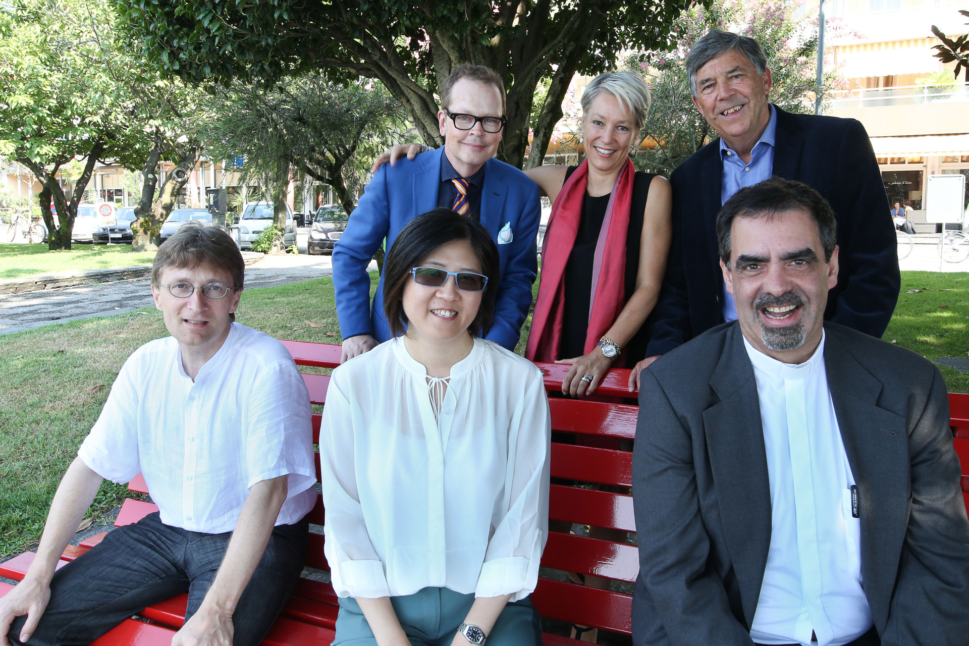 Ökumenische Jury Locarno: Franz-Xaver Hiestand, Ola Sigurdson, Catherine Wong,  Gaëlle Courtens, Thomas Wipf, Martin Ernesto Bernal Alonso