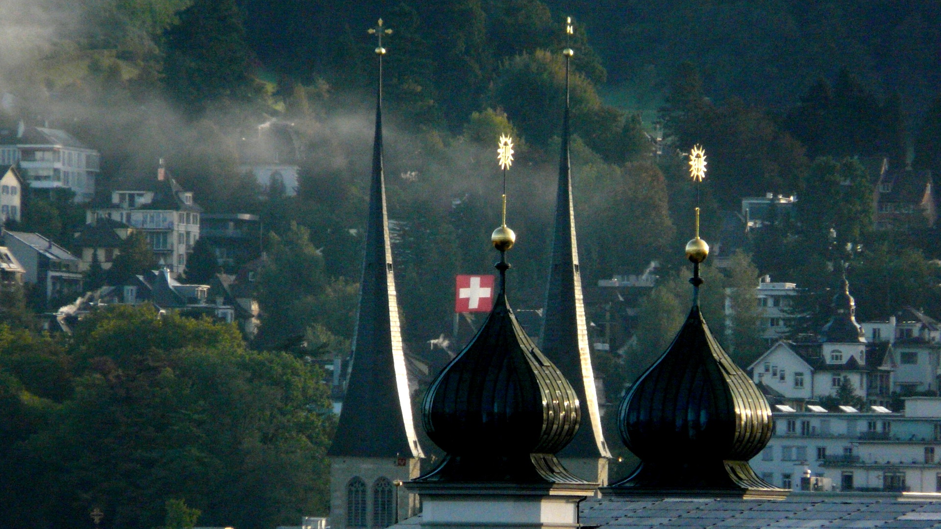 Hofkirche Luzern (im Hintergrund)