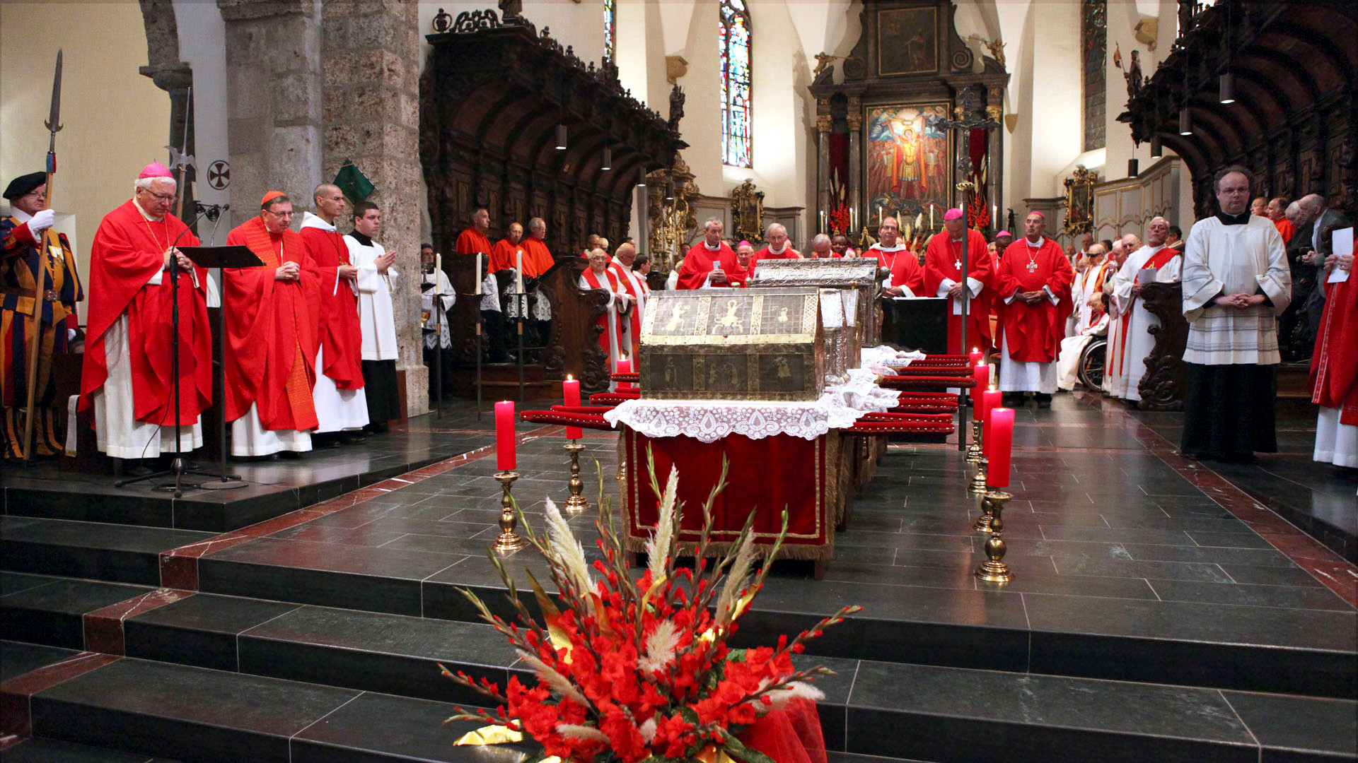 Abschlussgottesdienst 1500-Jahr-Jubiläum Abtei Saint-Maurice mit Kardinal Koch