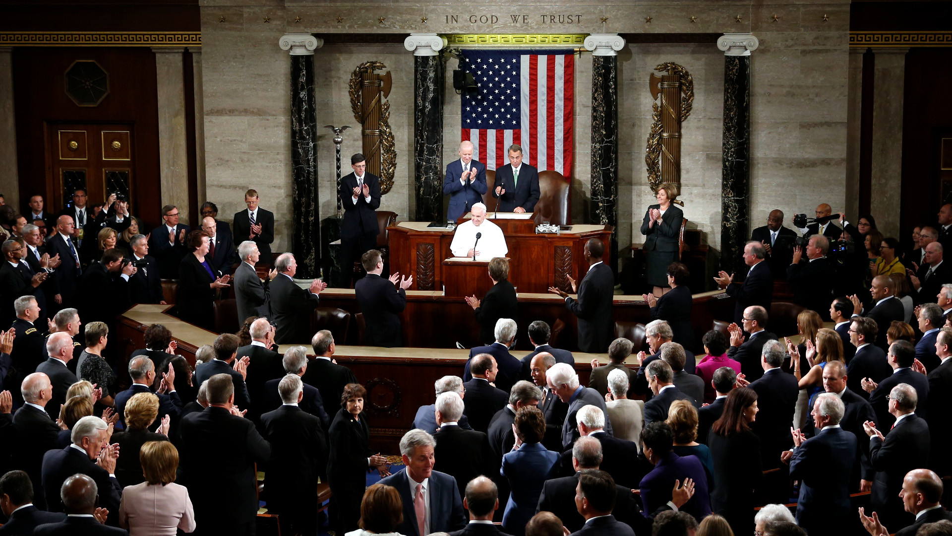 Papst Franziskus spricht im US-Kongress