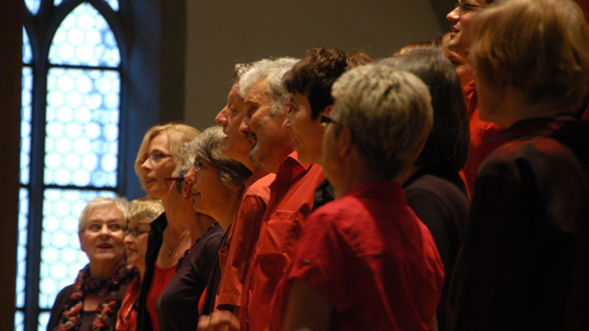 Kirchenchor am Kirchenklangfest Cantars 2015.