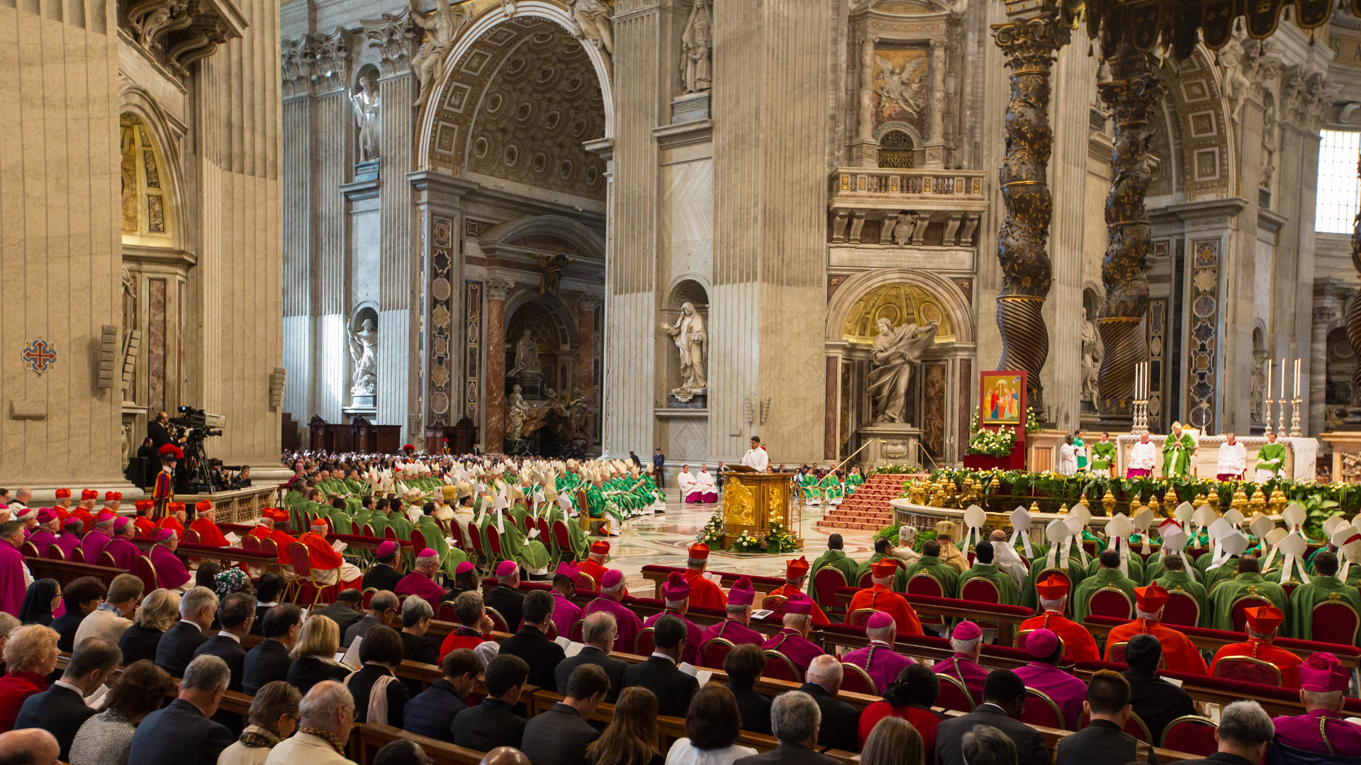 Messe zum Abschluss der Bischofssynode am 25. Oktober 2015 in Rom