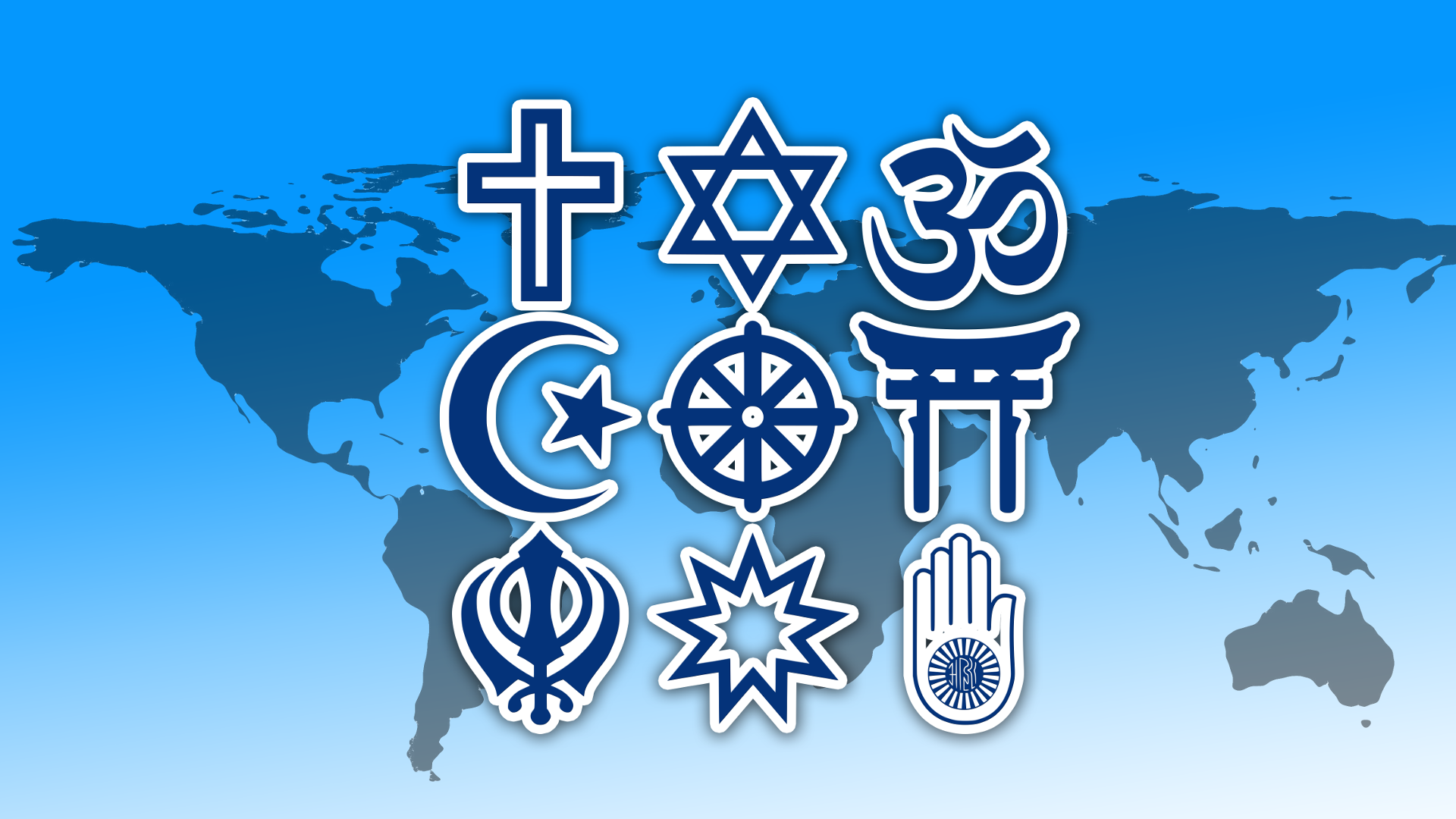 Symbole der Weltreligionen