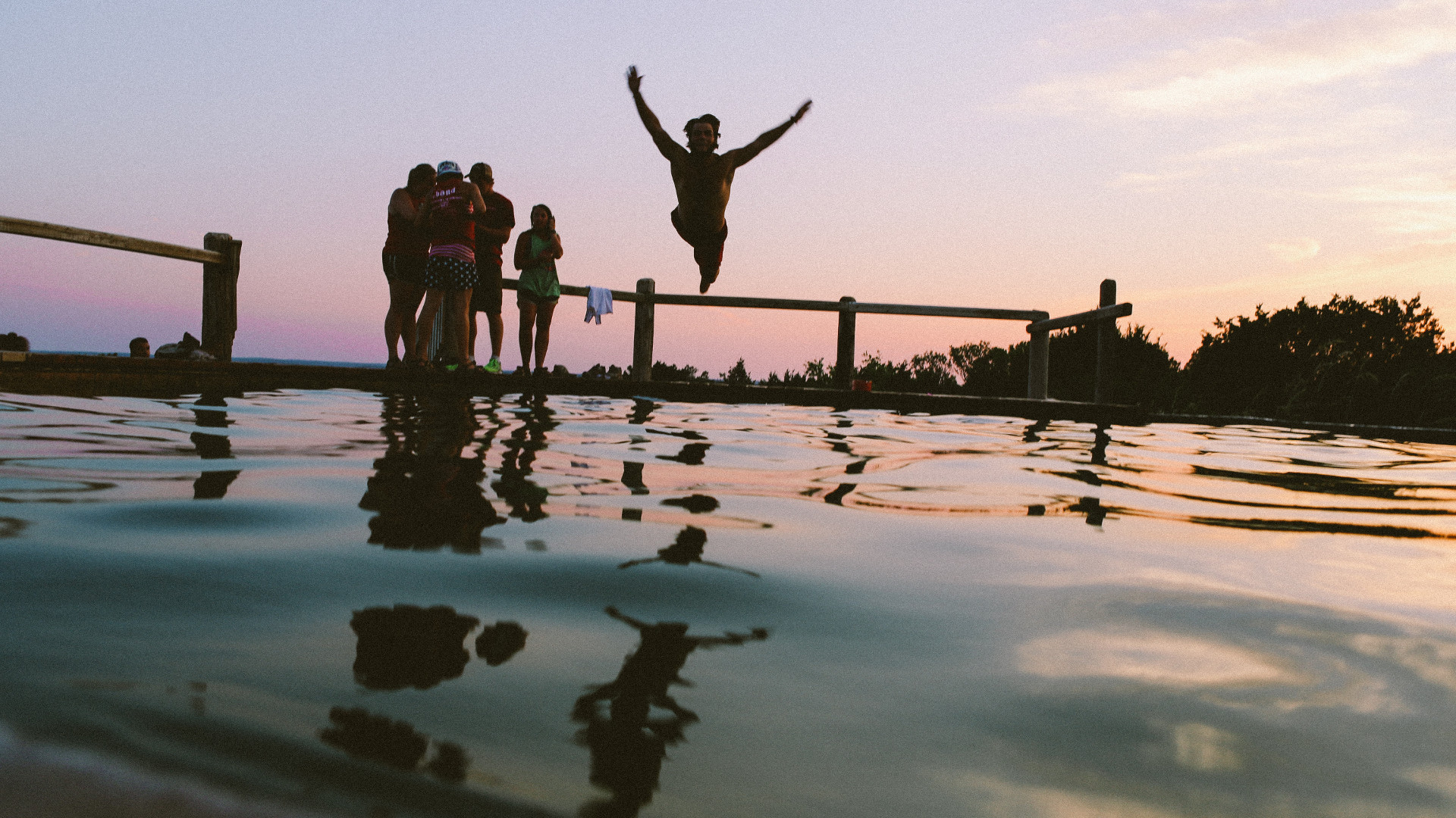 Sprung ins kalte Wasser