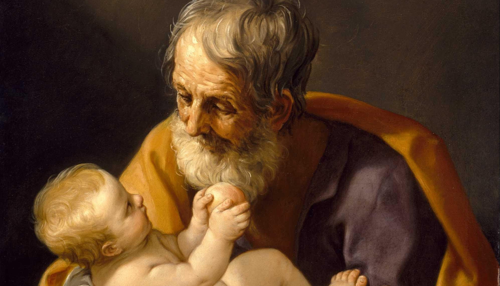 Josef mit Jesuskind, Gemälde von Guido Reni