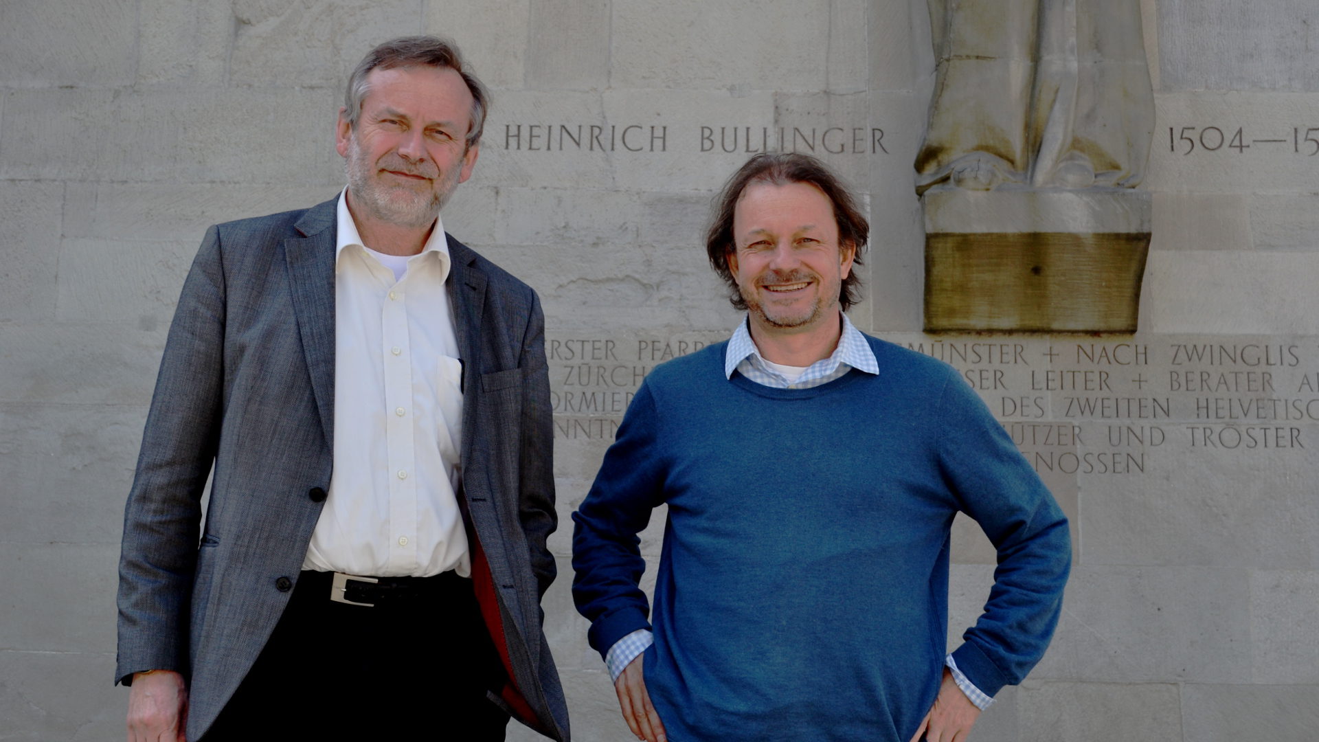 Christoph Sigrist (links) und Res Peter