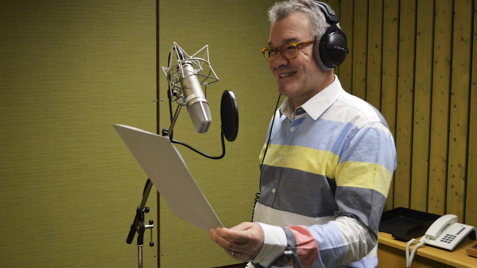 Radioprediger Eugen Koller: Studioaufnahme