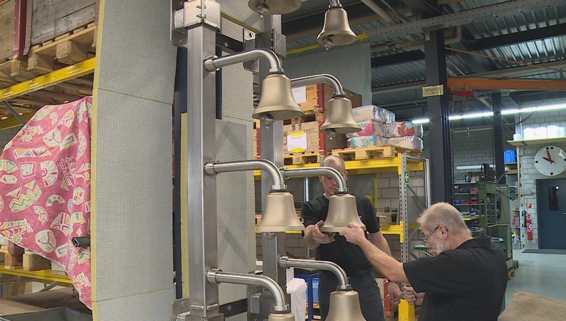 Glocken testen in der Firma Muff in Triengen (LU)