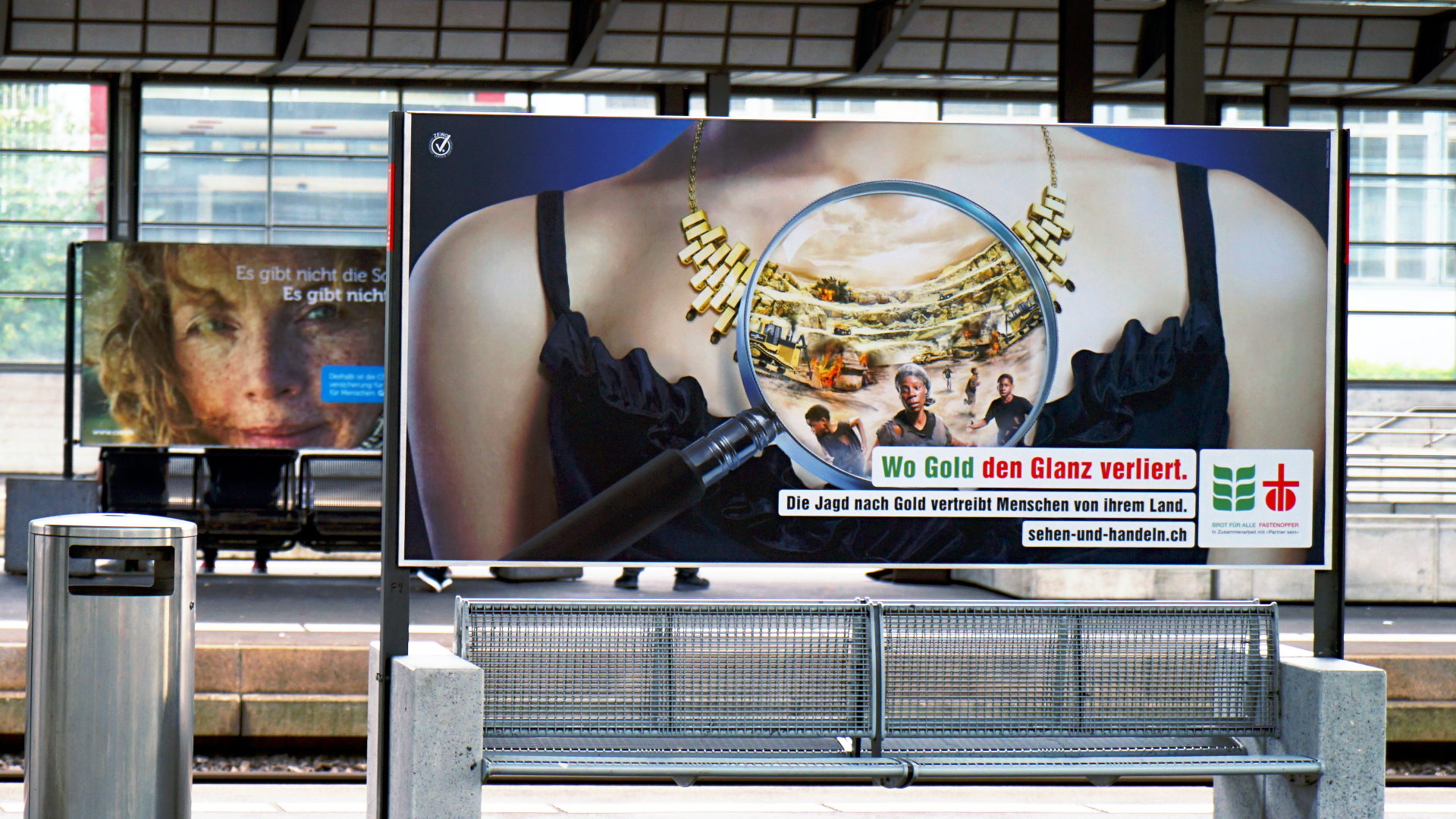 Fastenkampagne  2016 von Fastenopfer und Brot für alle thematisiert "Gold".