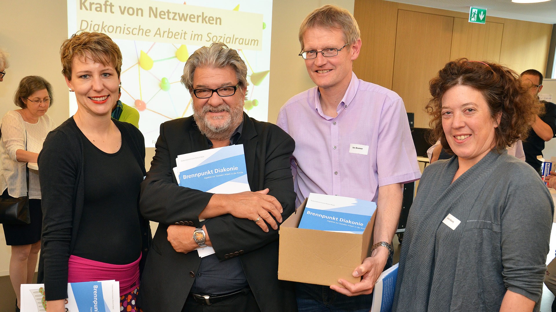 Von links: Martina Helfenstein, Markus Schmid, Urs Brunner und Sarah Biotti