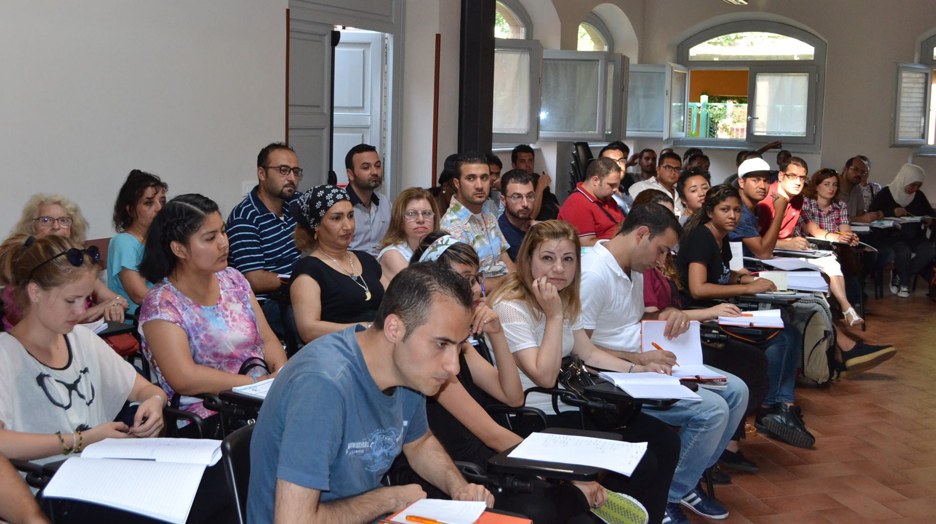 Italienischlektion in Sant'Egidio in Rom, 2016