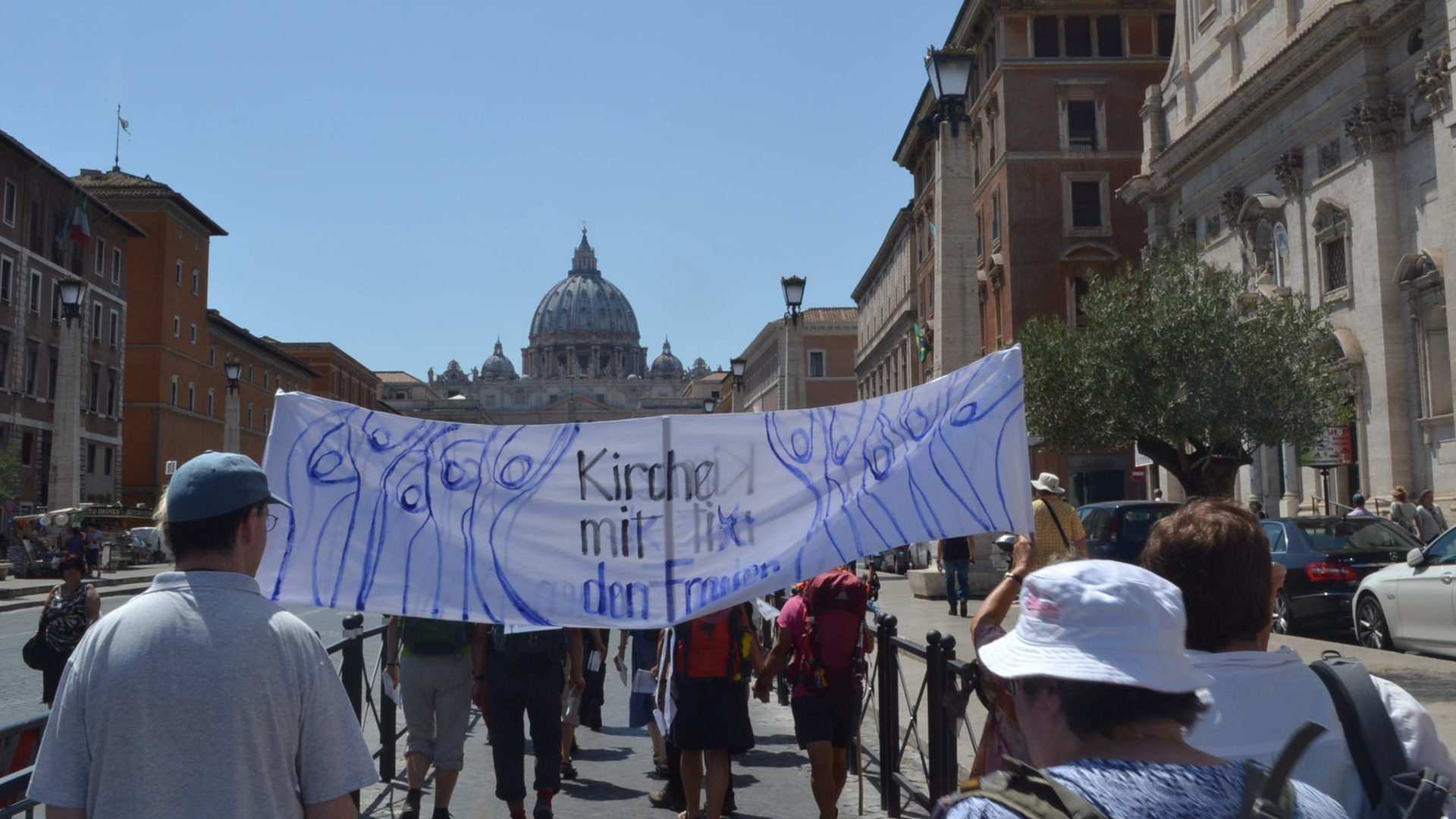 Pilgergruppe "Kirche mit den Frauen" in Rom