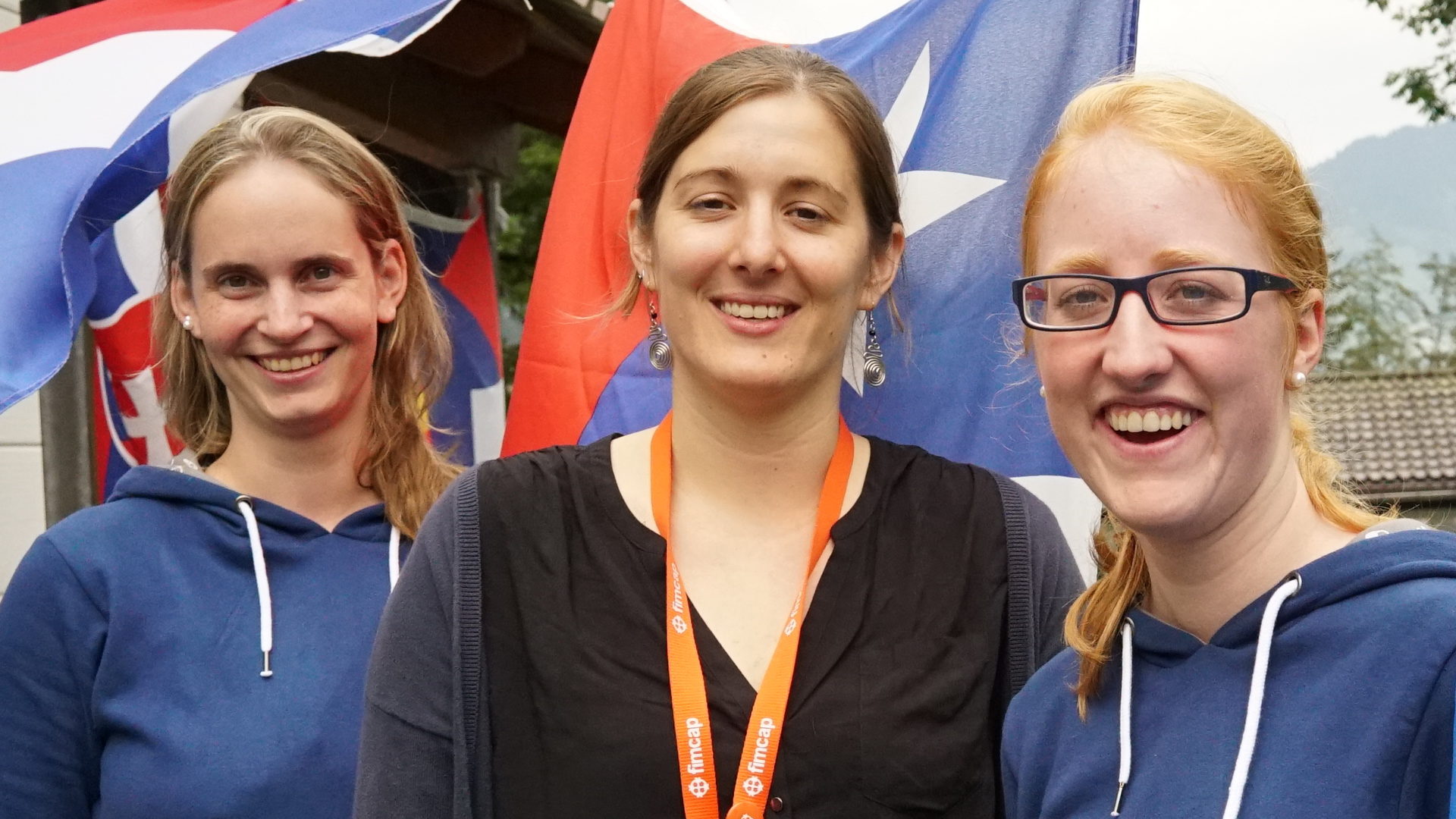 Fimcap-Treffen 2016, Präsidentin Liese Vandenheede (Mitte)