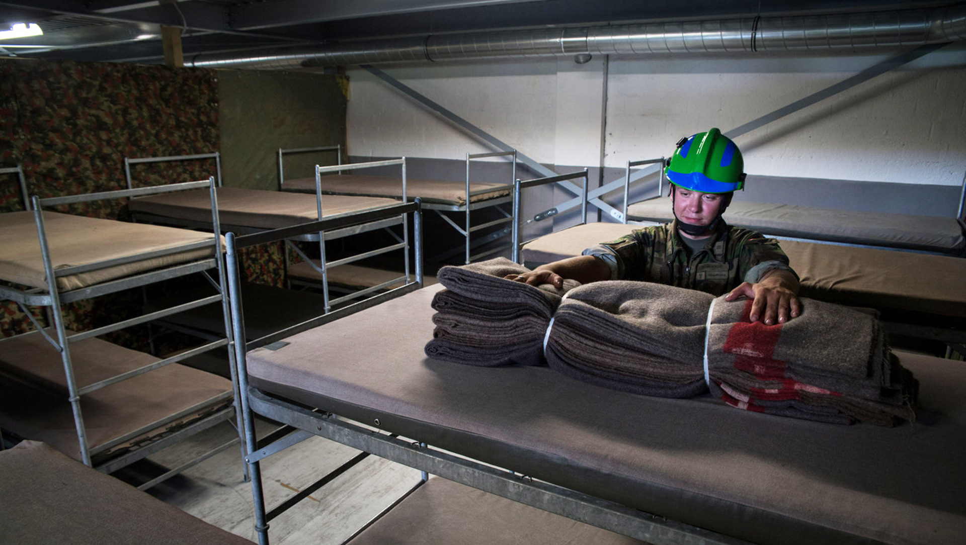 Schweizer Armee richtet das Rückführungszentrum Rancate ein