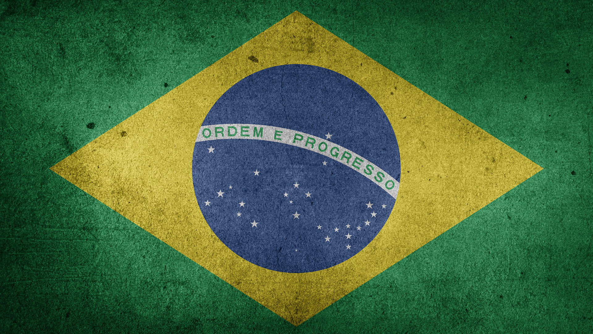 Die brasilianische Nationalfahne