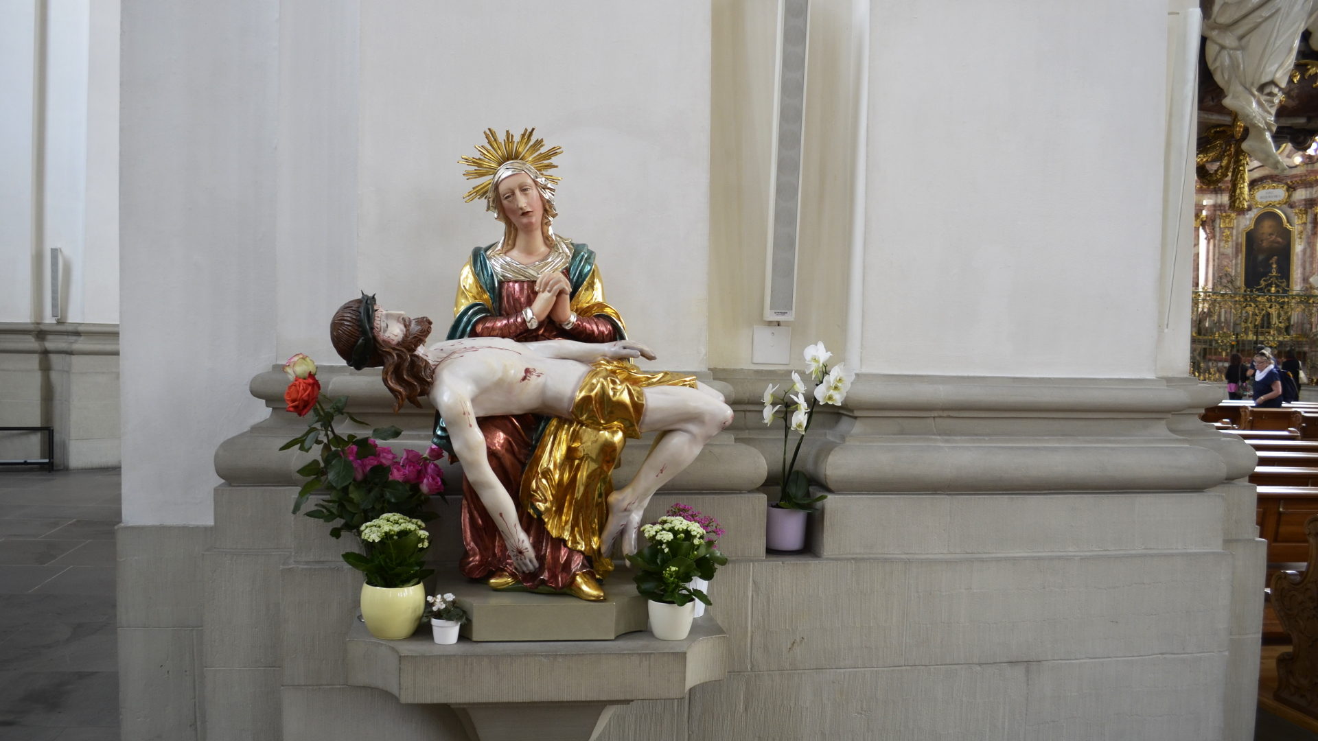 Maria und Jesus in der Kathedrale St. Gallen