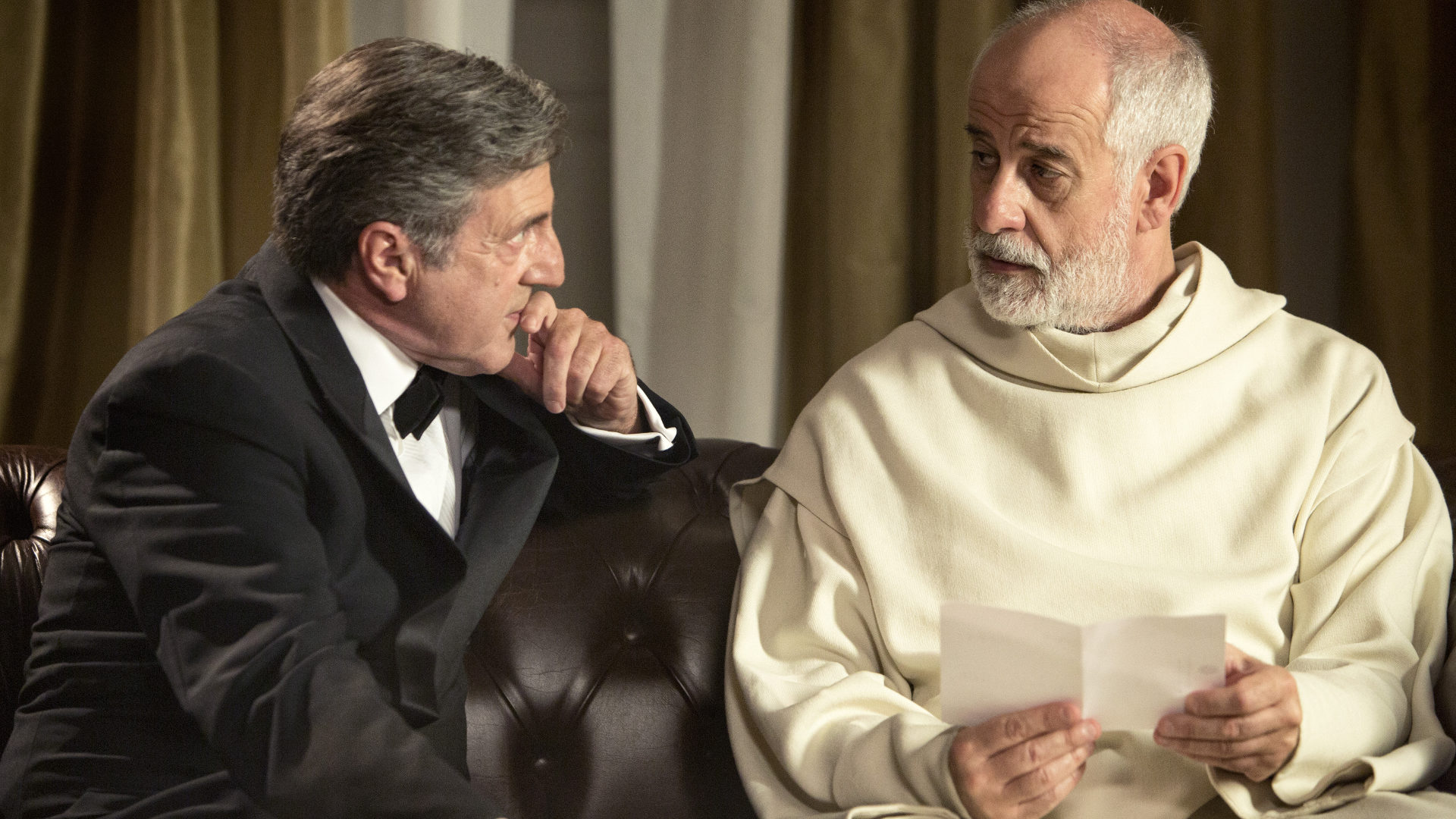 Daniel Auteuil und Toni Servillo in "Le Confessioni"