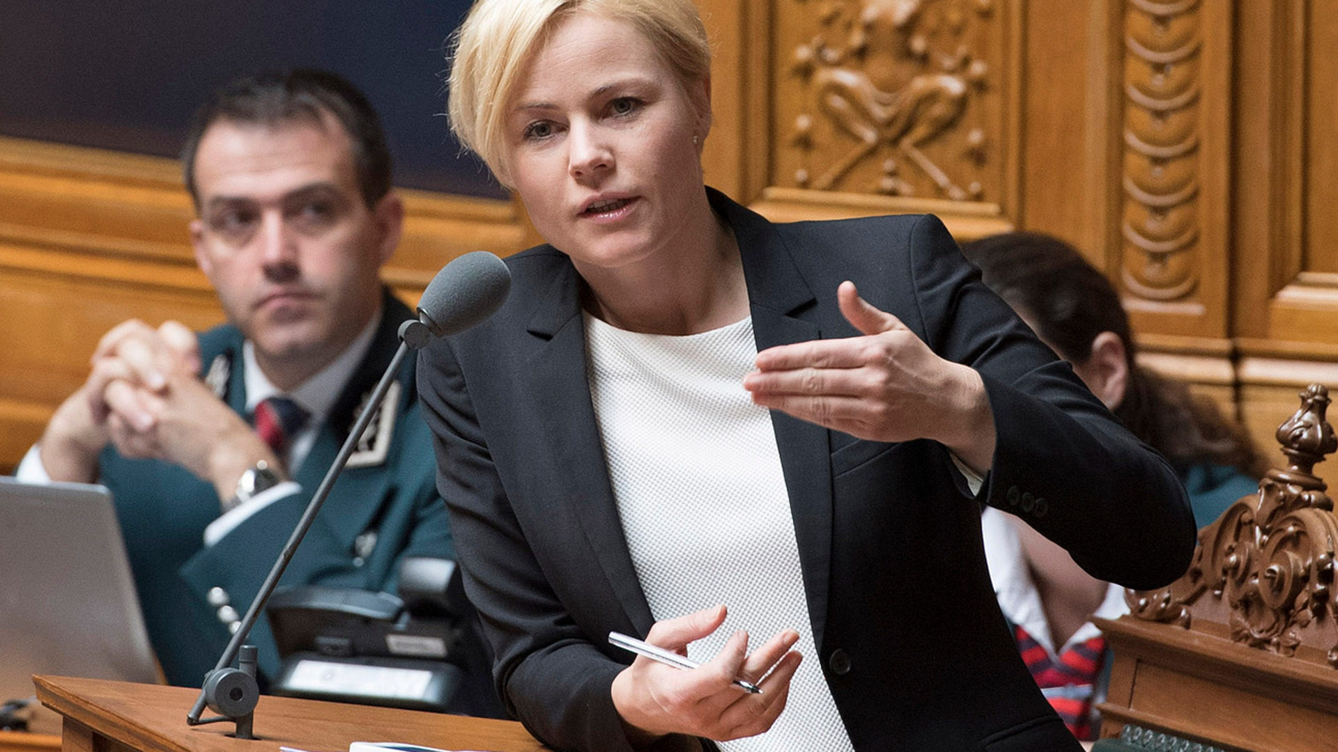 Archivbild: Natalie Rickli als SVP-Nationalrätin im Jahr 2016.