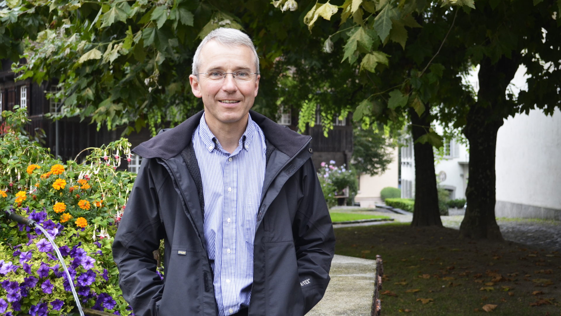 Pfarrer Ruedi Beck nach seinem Amtsantritt an der Hofkirche Luzern, 2016