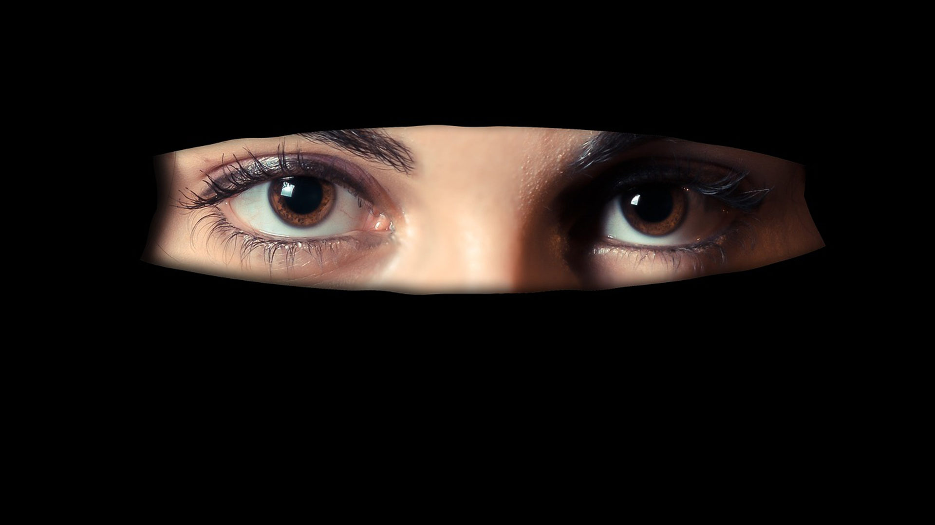 Muslimin mit Nikab