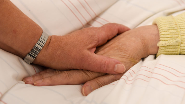 Auf der Palliativstation. | KNA