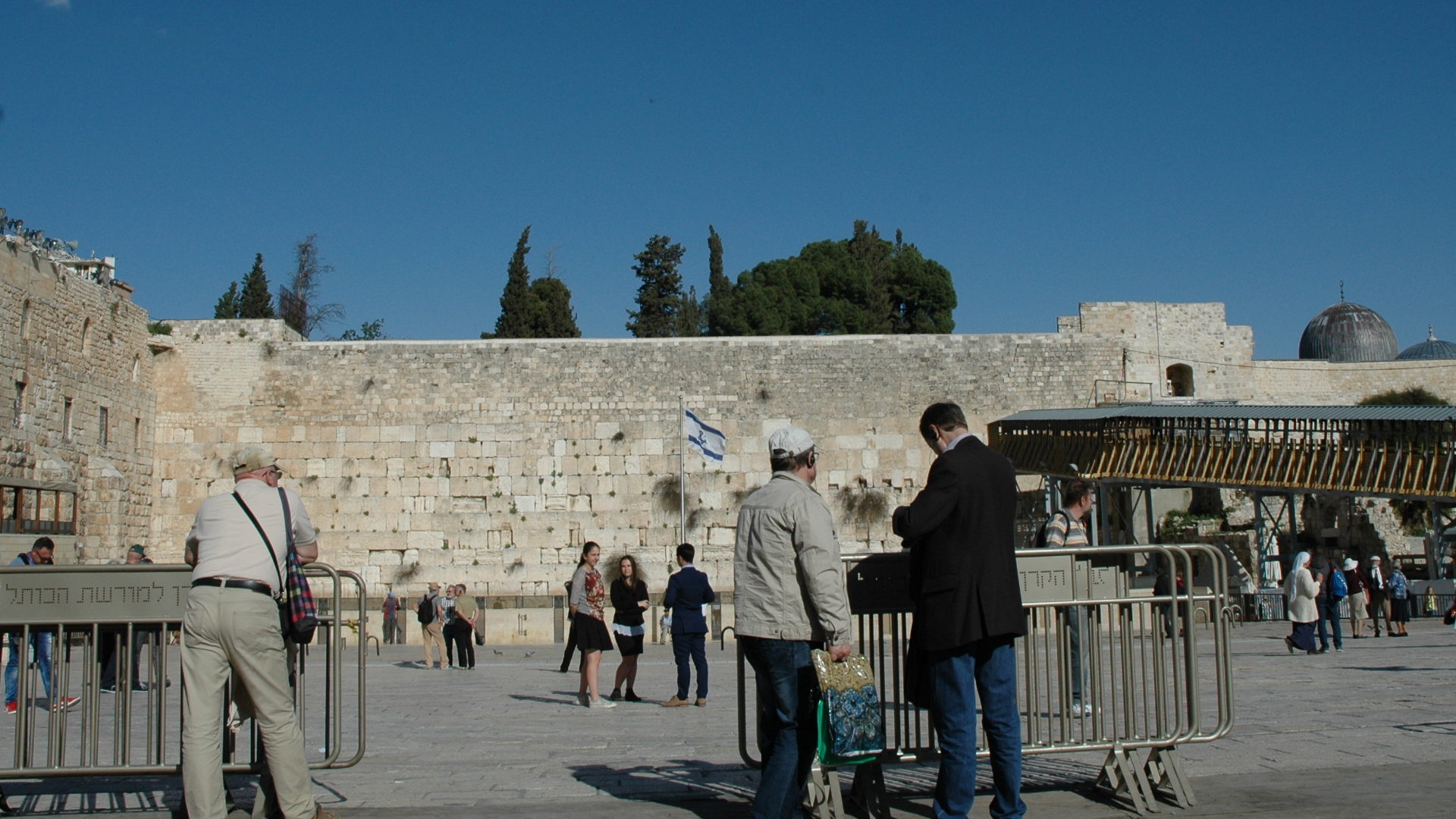 Die Klagemauer in Jerusalem.