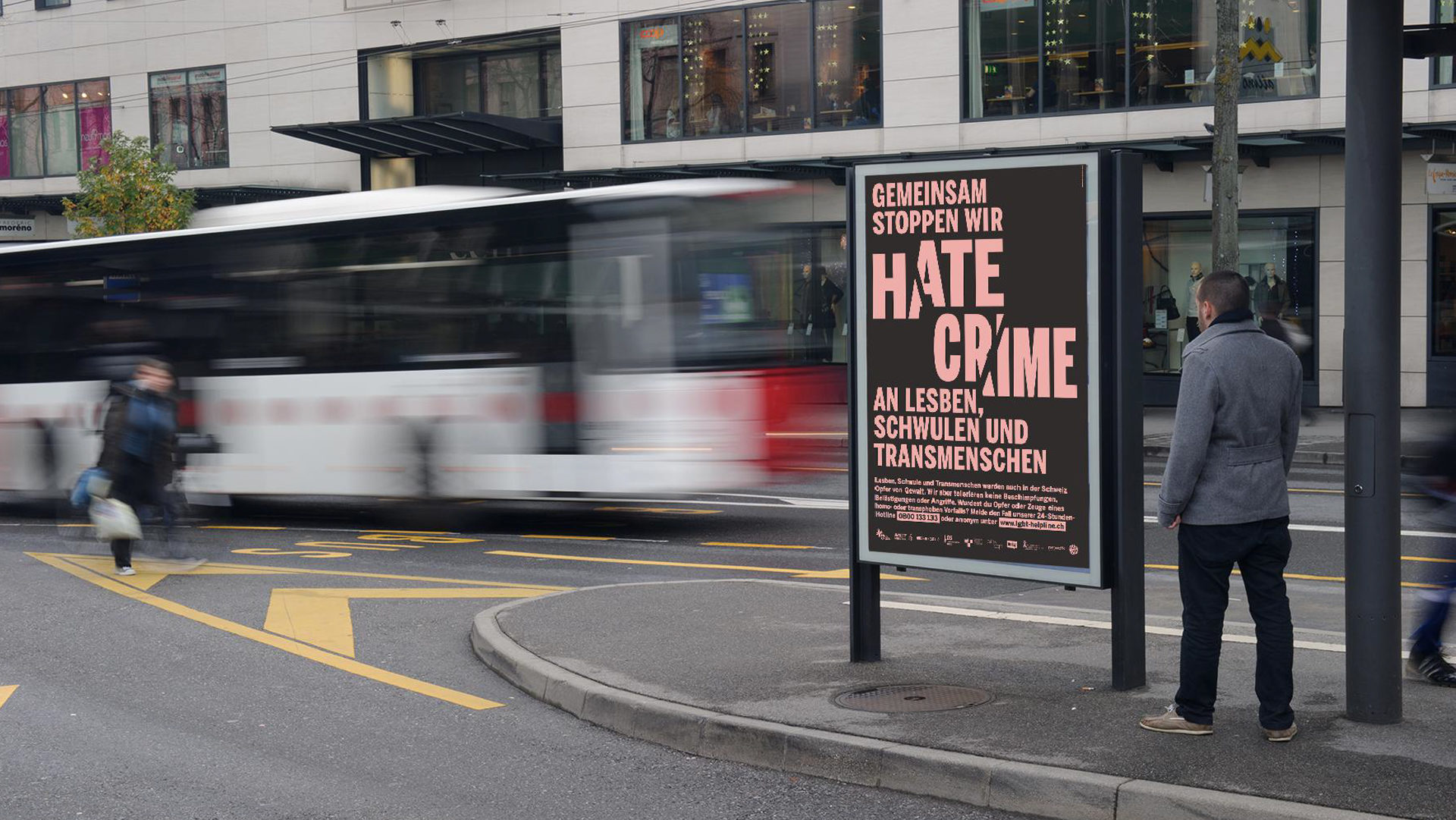 Visualisierung der Plakatkampagne