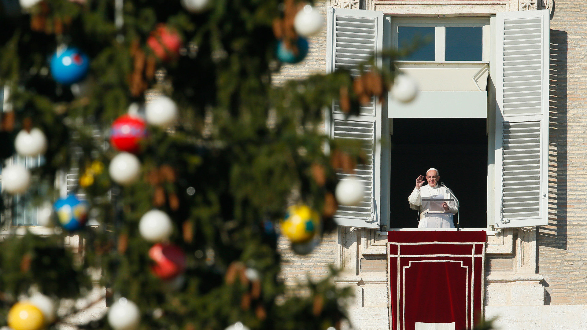 Angelusgebet mit Papst Franziskus, im Advent 2016