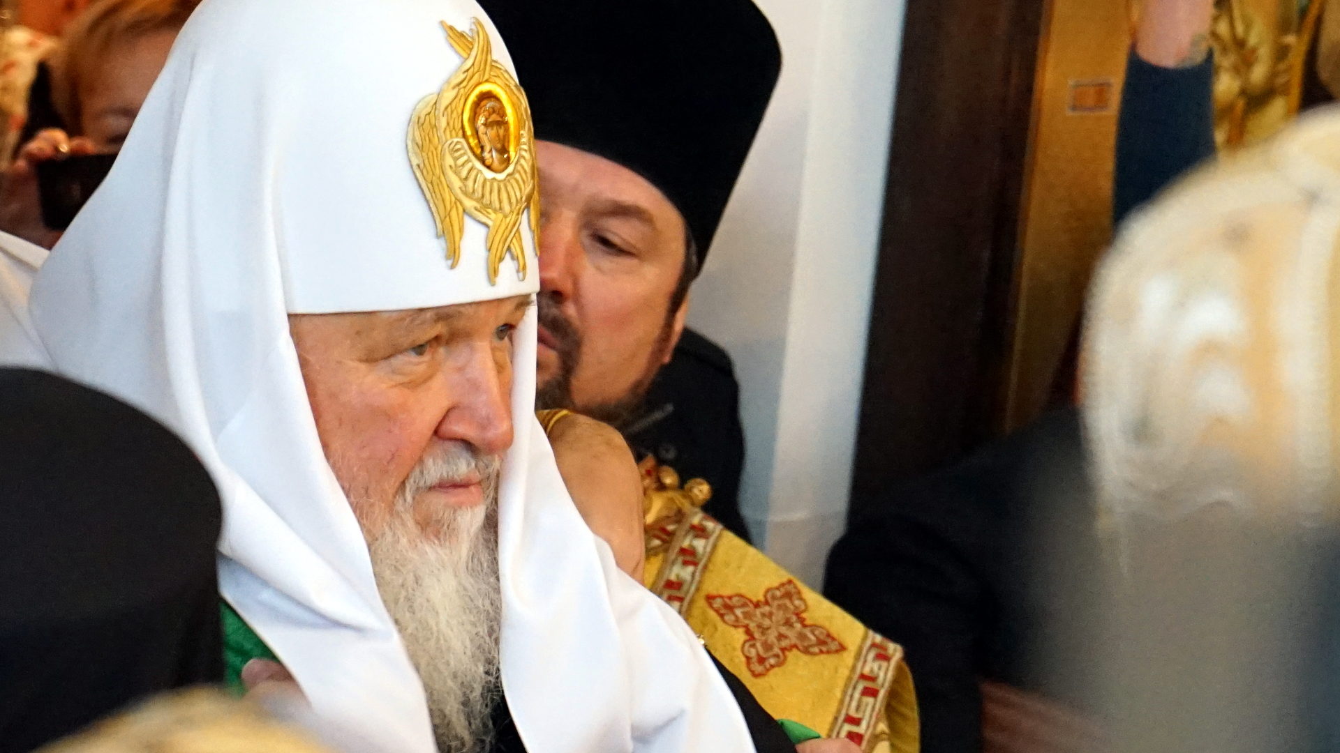 Patriarch Kyrill I. in der Russisch-orthodoxen Auferstehungskirche Zürich