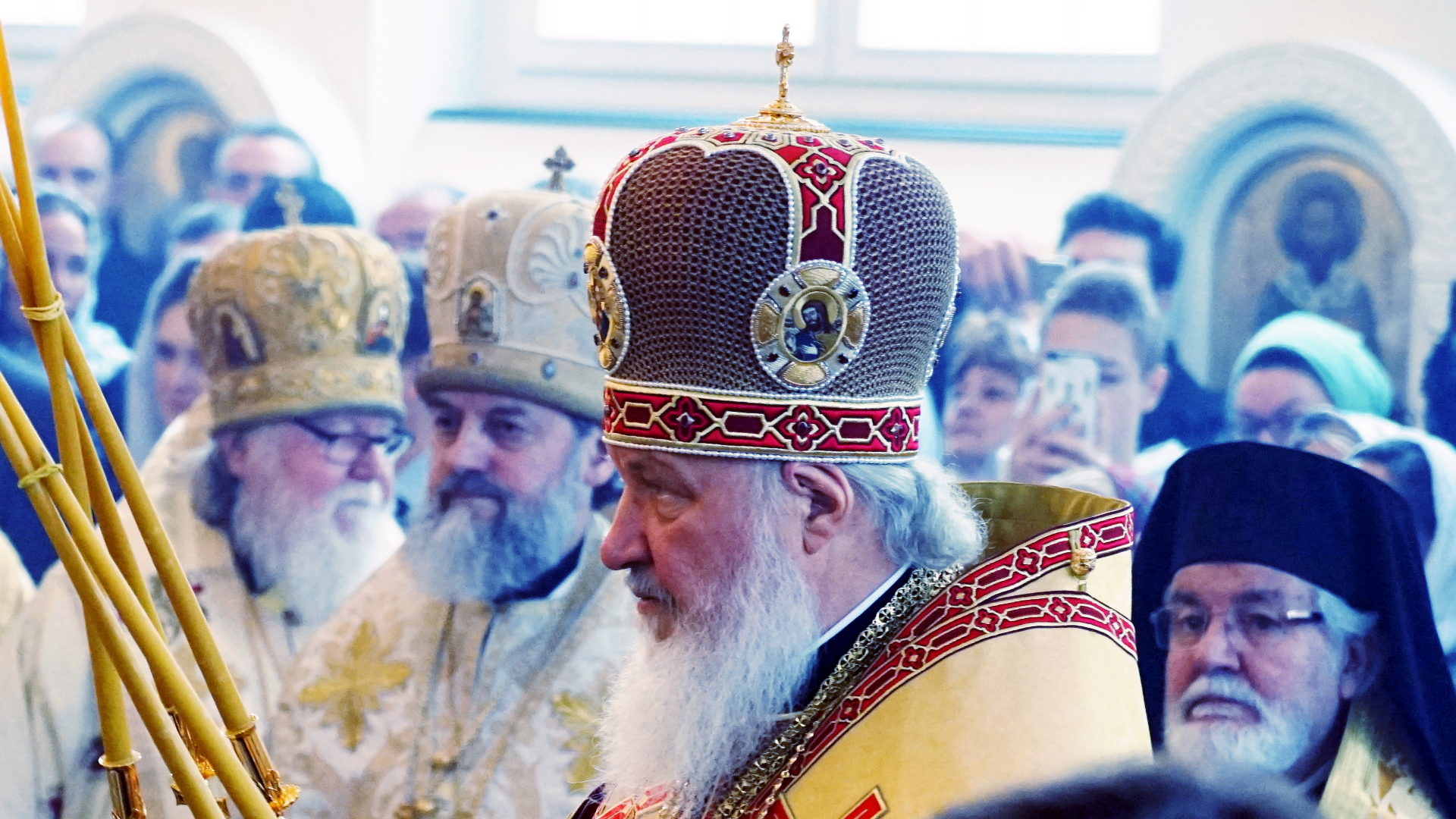 Patriarch Kirill I. in der Russisch-orthodoxen Auferstehungskirche Zürich