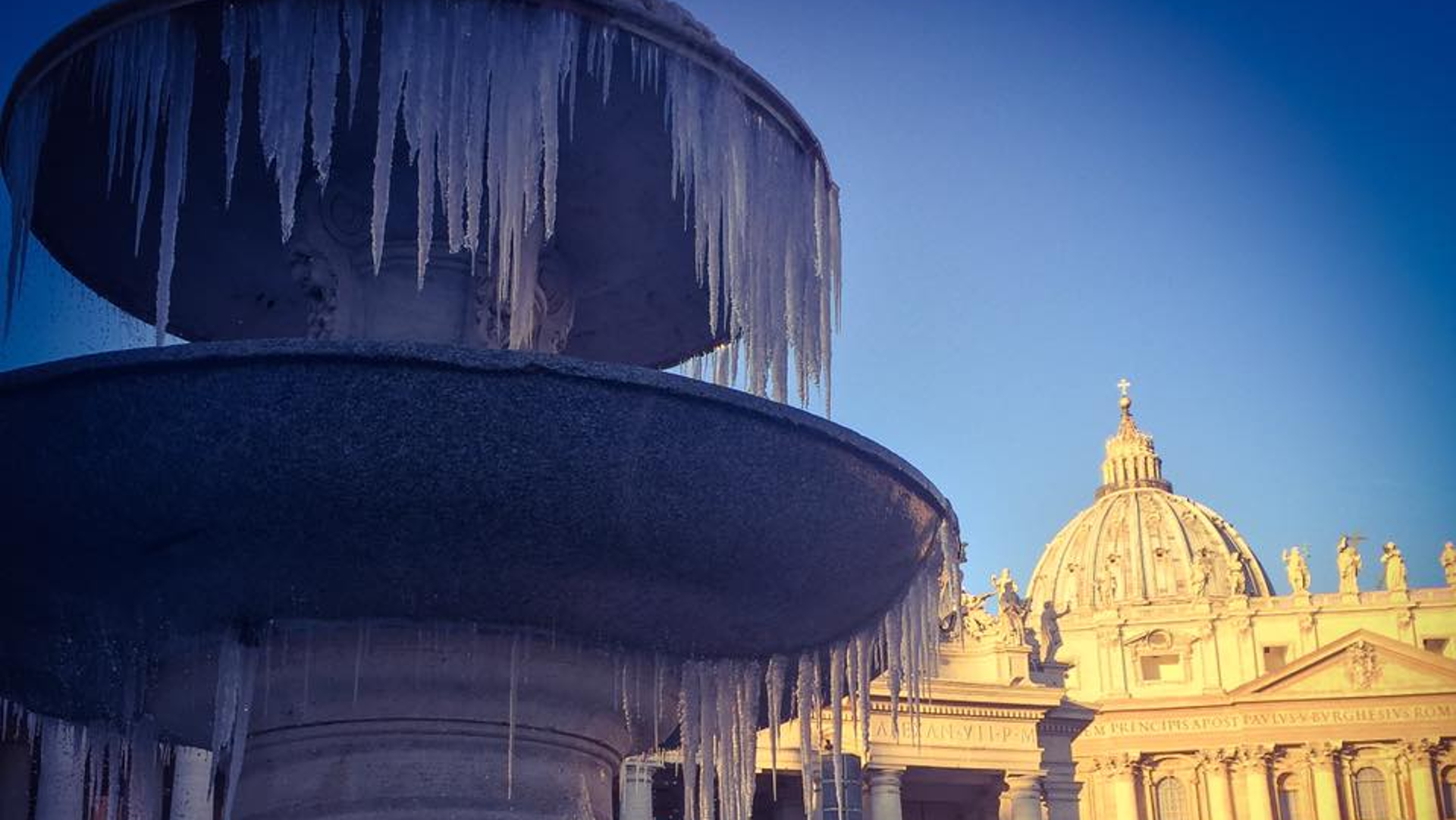 Winter in Rom.