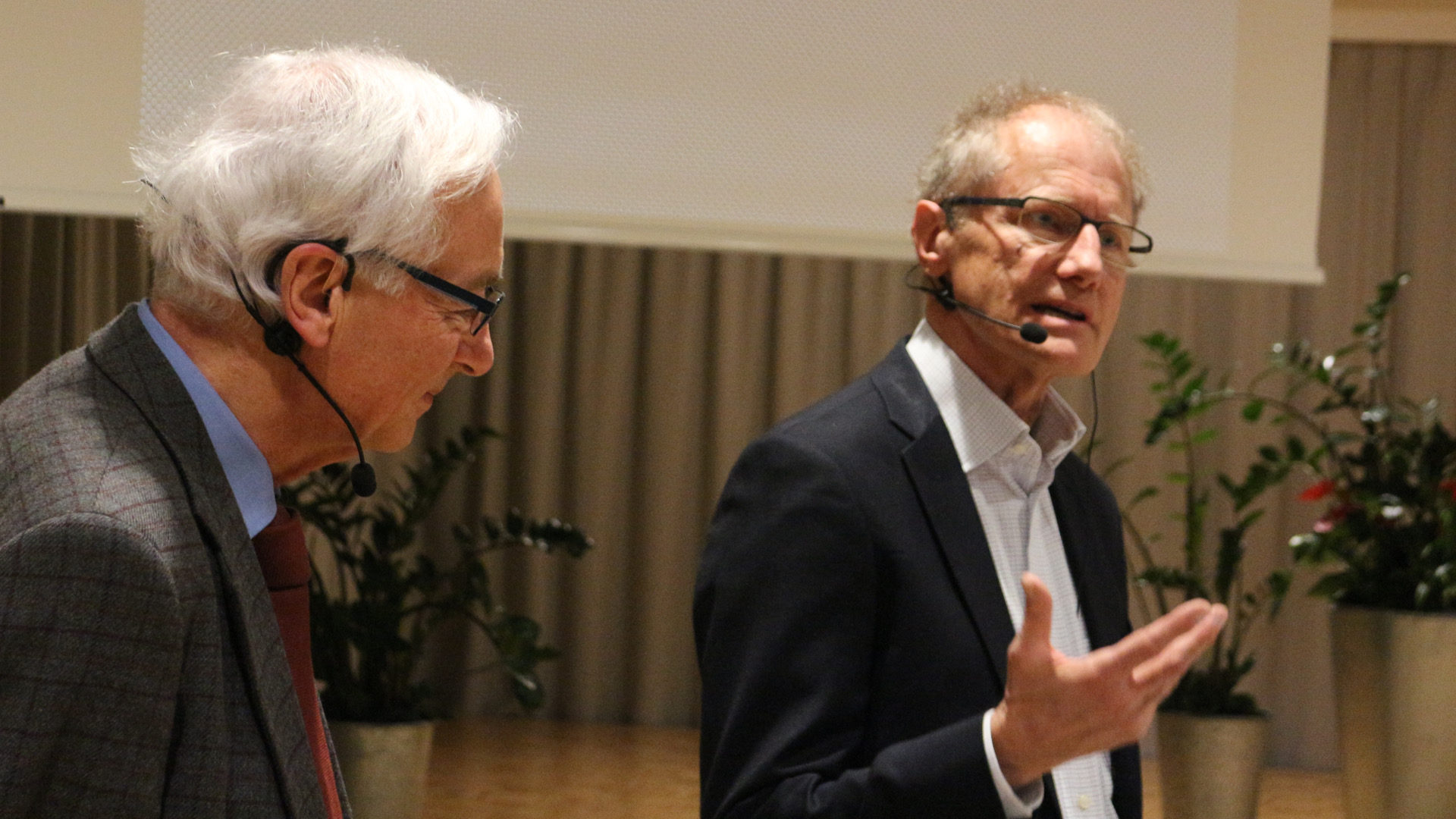 Helmut Sievers (links) und Peter Dettwiler